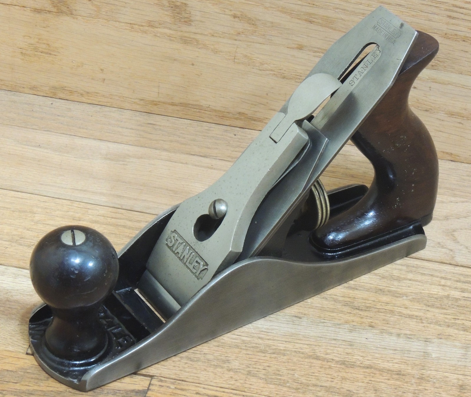 TYPE 16 (1933-1941 ) STANLEY BAILEY No. 3C CORRUGATED SMOOTH PLANE-ANTIQUE TOOL