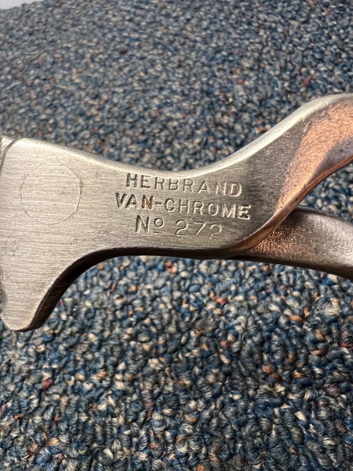 Vtg Herbrand Van-Chrome No. 272 Steeldraulic brake pliers, exc. cond.