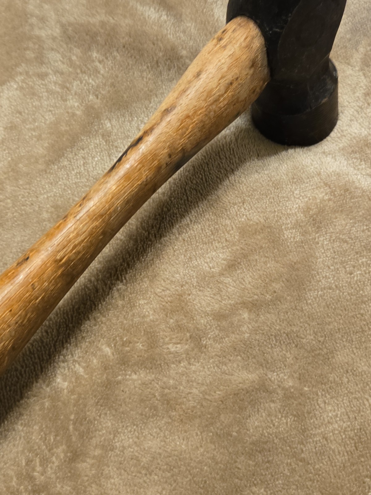 Vaughan Ball Peen Hammer 16 inch 24 Oz Wooden Handle Vintage Tool
