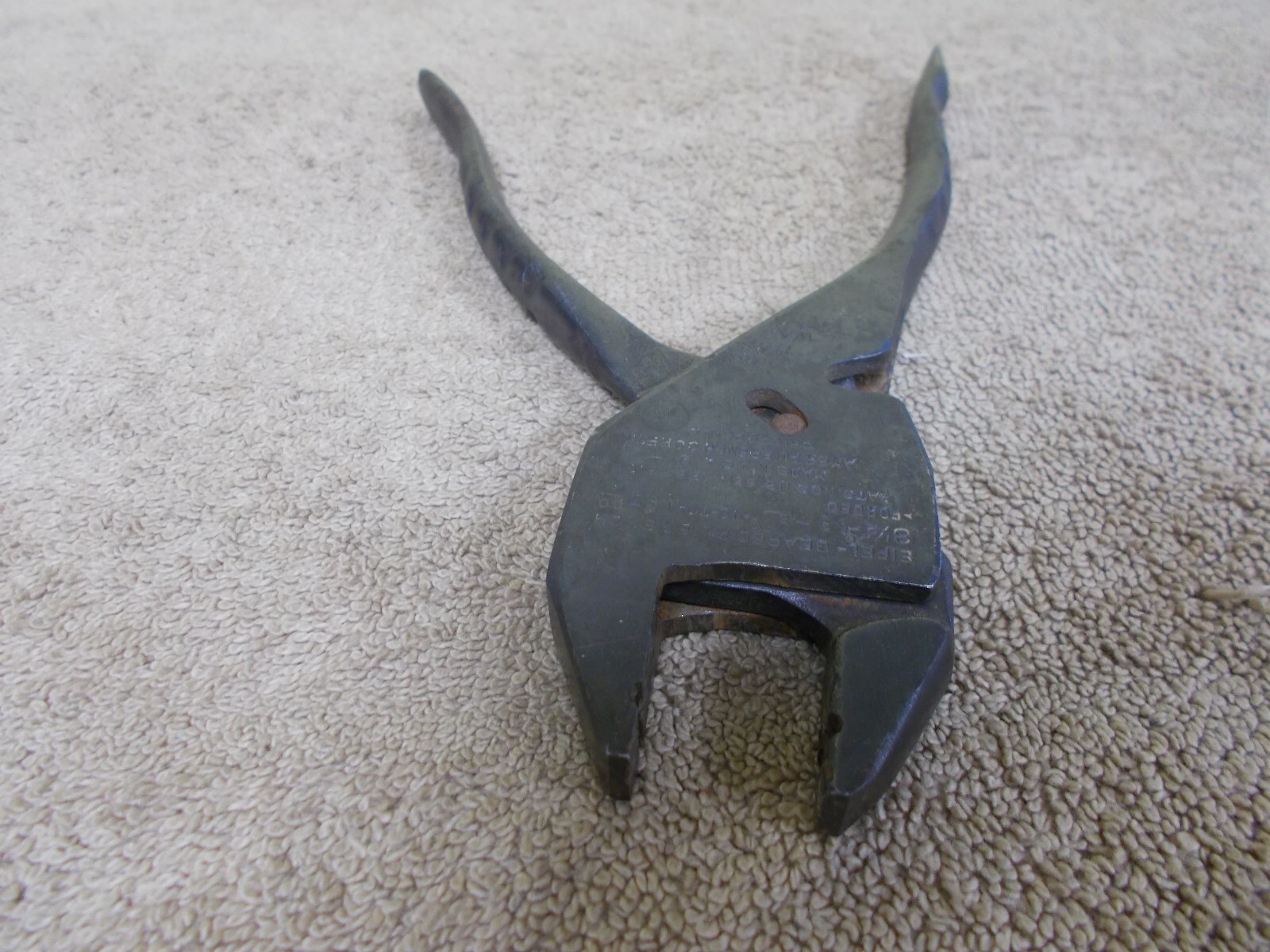 VINTAGE EIFEL-GEARED PLIERENCH 8-1/2 FORGED USA 53-6 10 TO 1 TOOL WRENCH