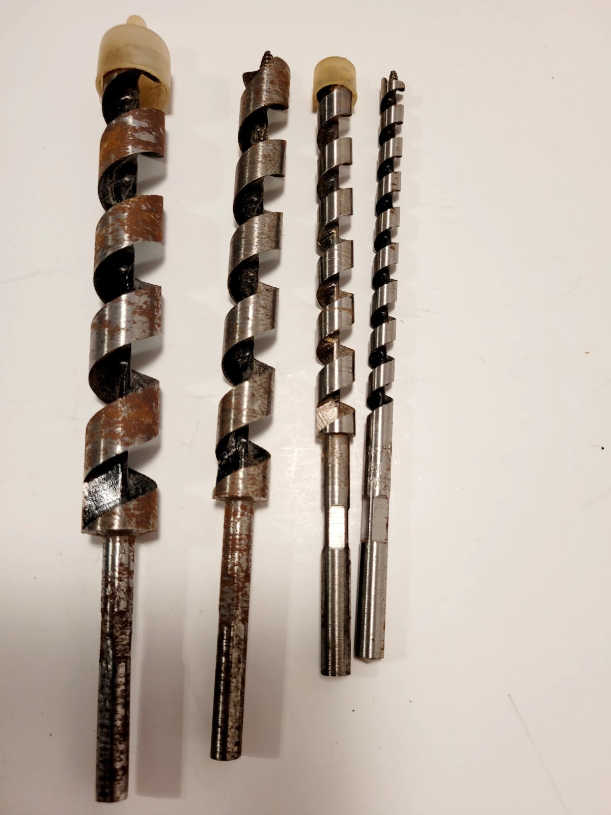 vintage auger bits globemaster 4 pc. auger bits FREE SHIPPING Machinist Tools