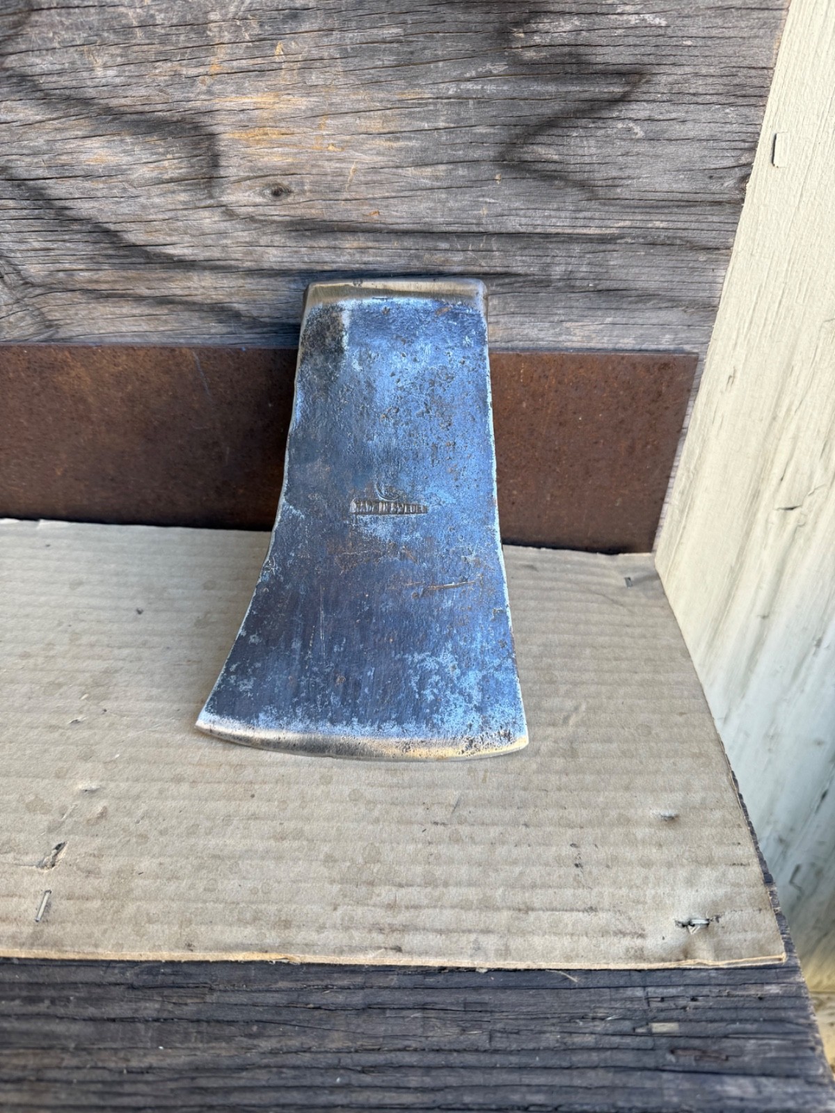 Vintage HUGE 5-3/4 Lb. Gransfors Bruks Sweden rafting axe.