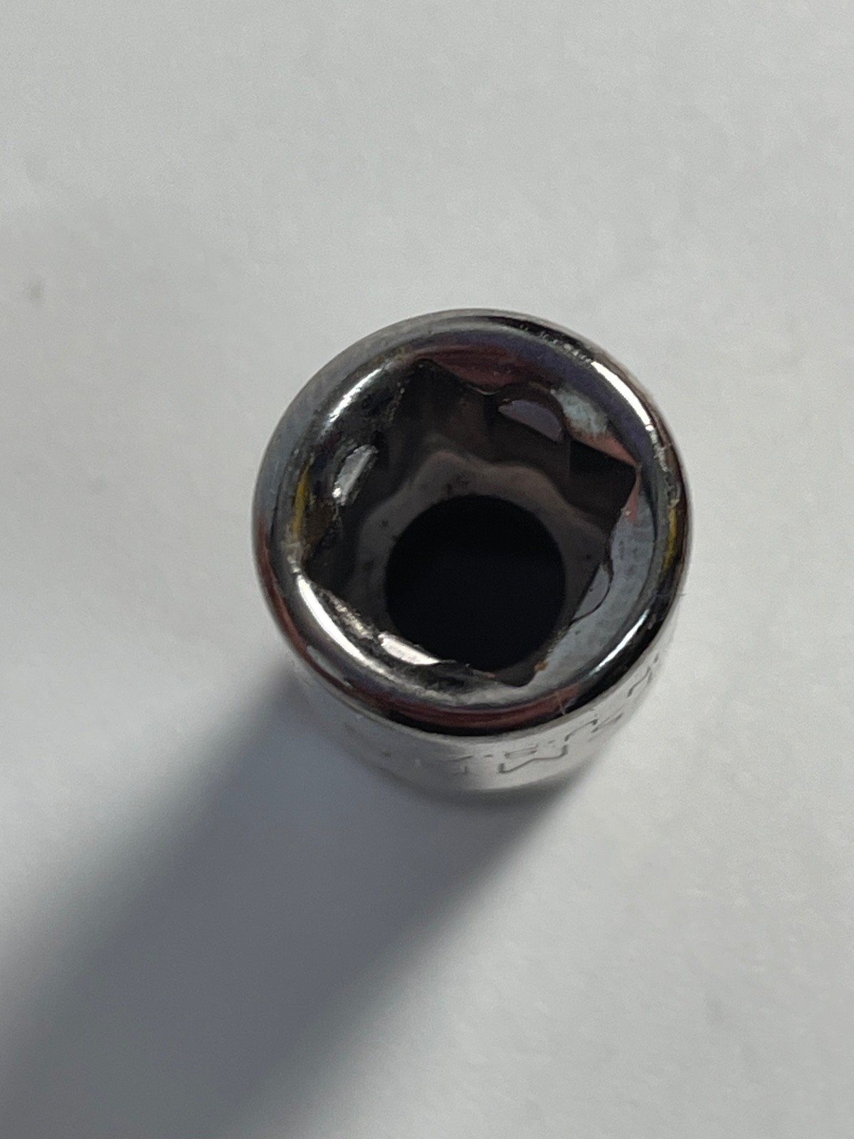 Vintage Craftsman 1/4″ 6 Point Shallow Socket 1/4″ Drive Inverted G2 43493 USA