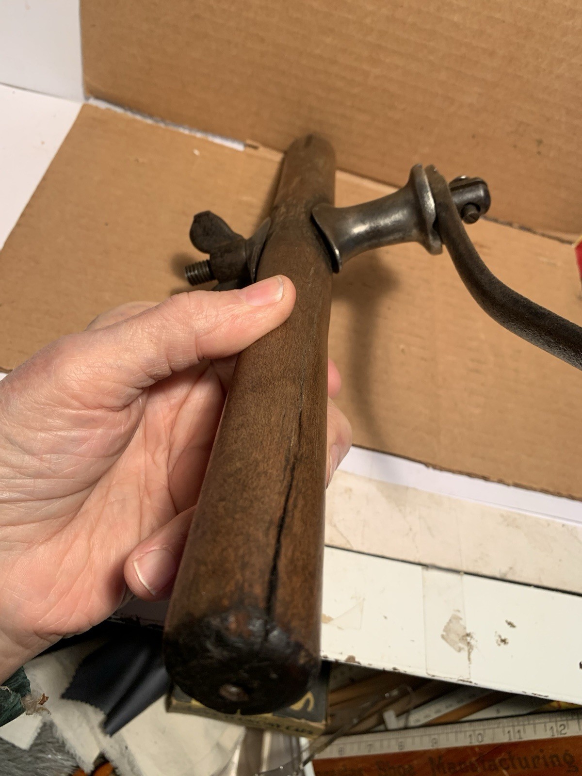 HAND LOGGERS WEST COAST STYLE REVERSIBLE CROSSCUT SAW FALLING BUCKING HANDLE