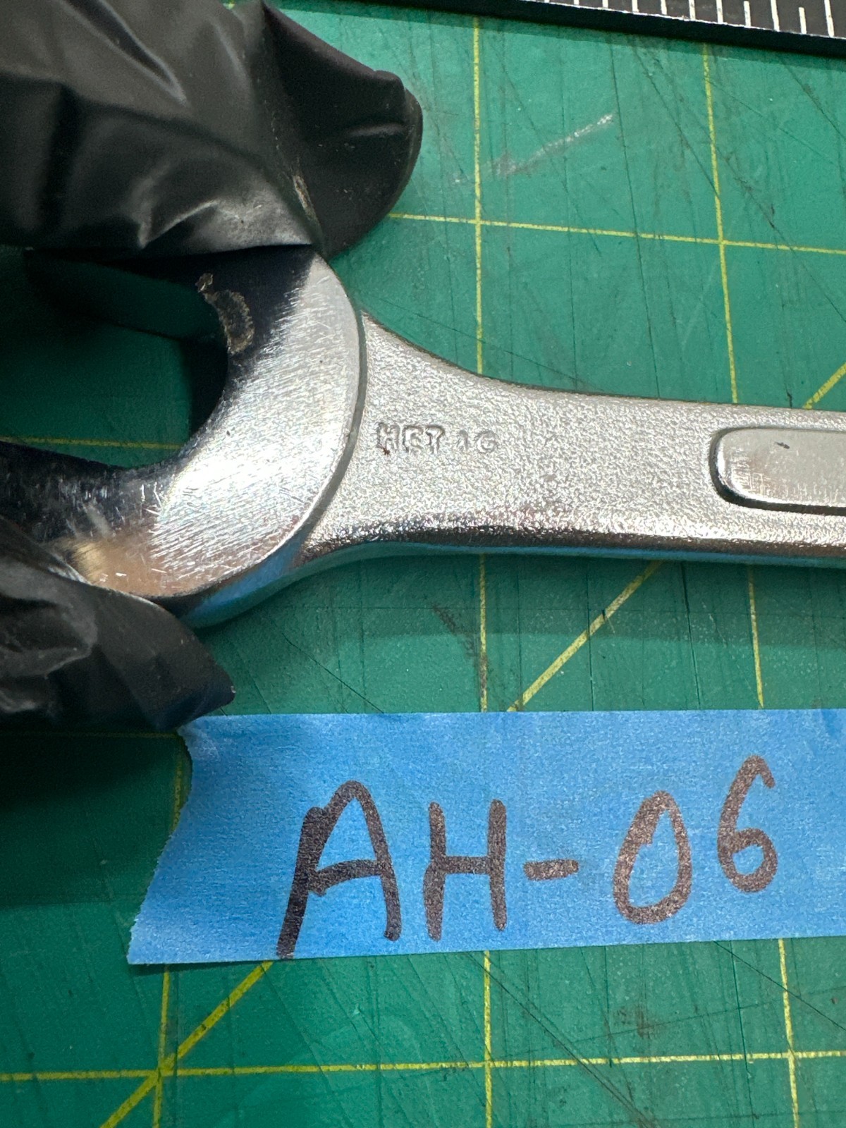 Vintage 8.5”Long Olympia 17mm Combination Wrench Chrome Vanadium, Made in India