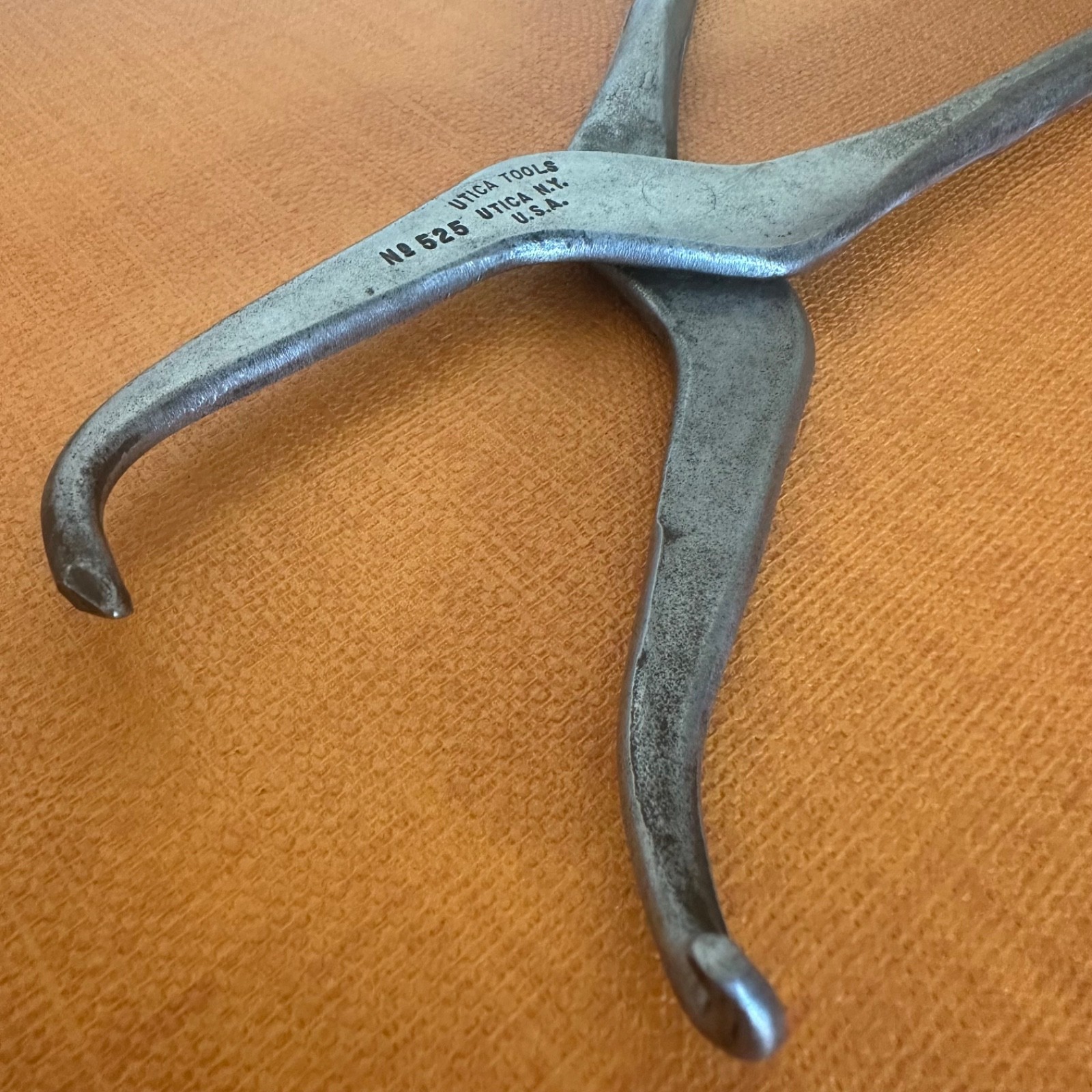 Vintage Utica Tools No. 525 Brake Spring Pliers Utica NY USA clearly marked