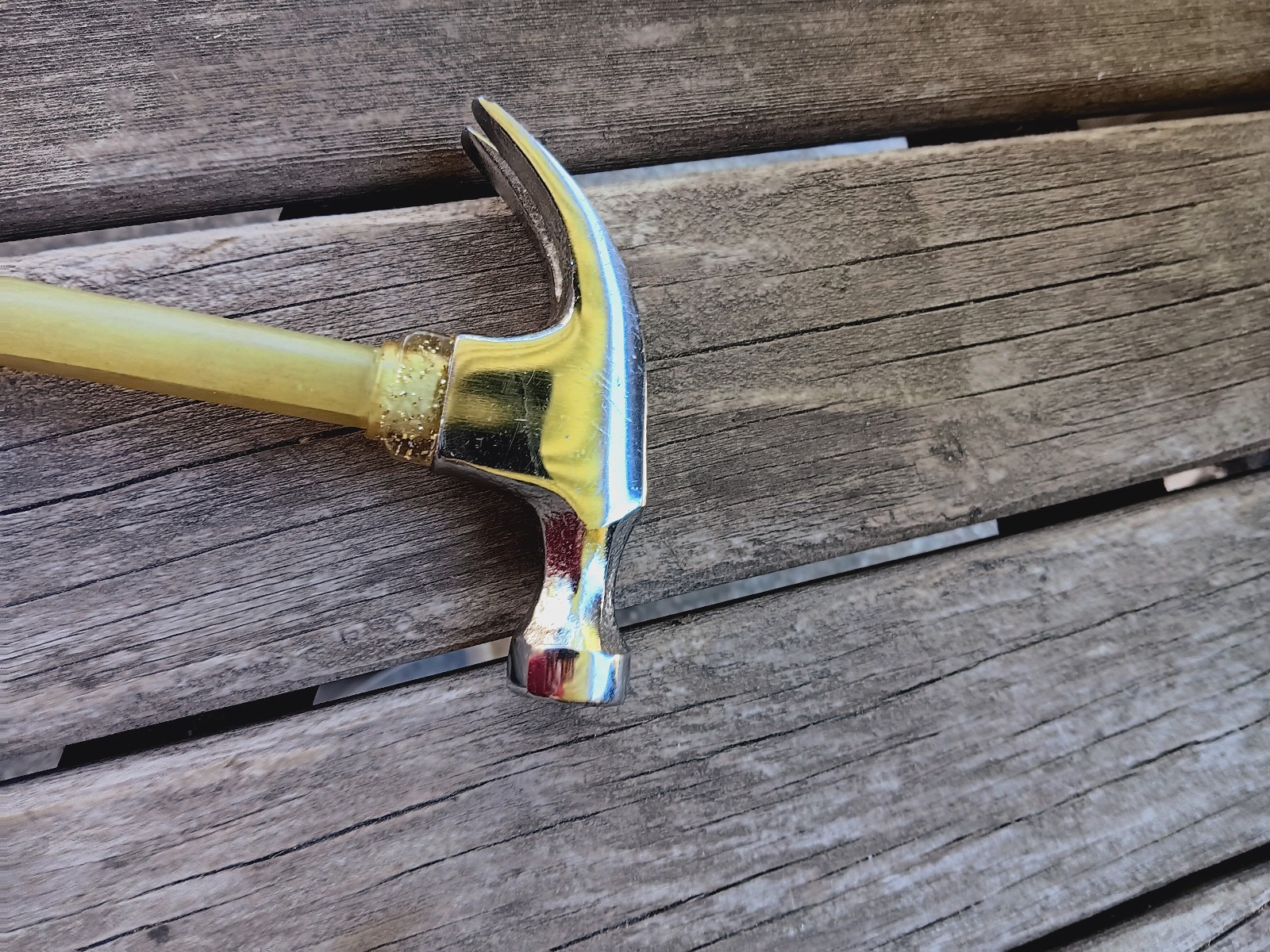 Vintage BET’R GRIP D170 Claw Hammer Glitter Chrome Plated Diligent Duchess Proto