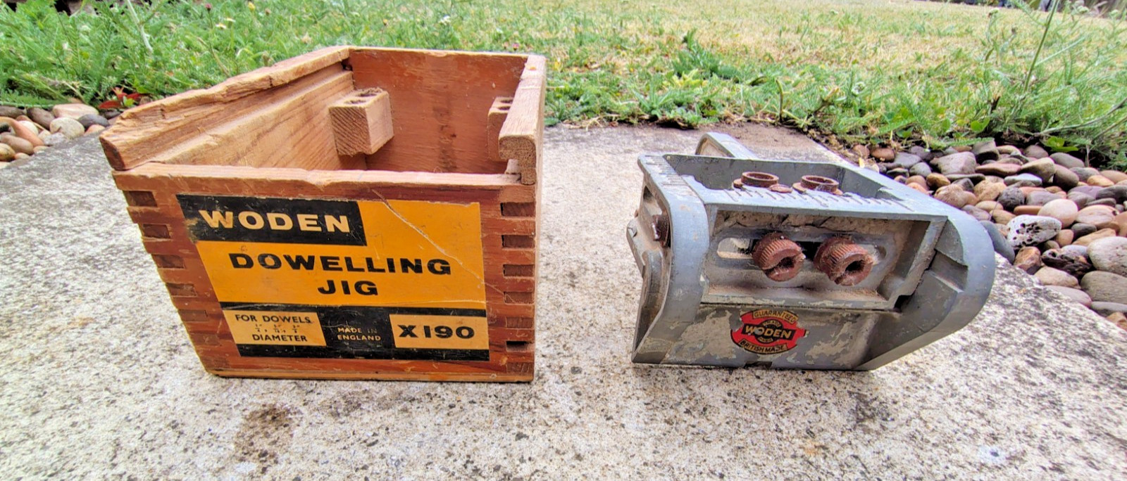 Woden Dowelling Jig in Wooden Box X190