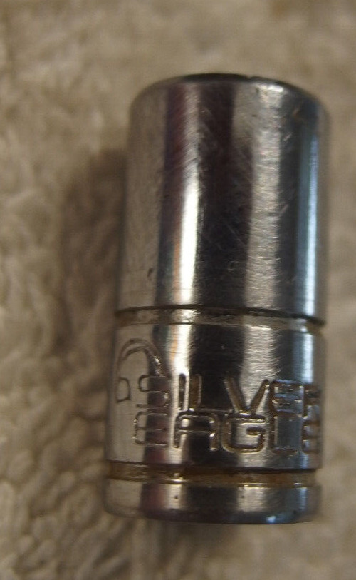 11/32″ ad Matco Silver Eagle Tool A116SE SAE Shallow Socket 1/4″ Drive 6 Pt vtg