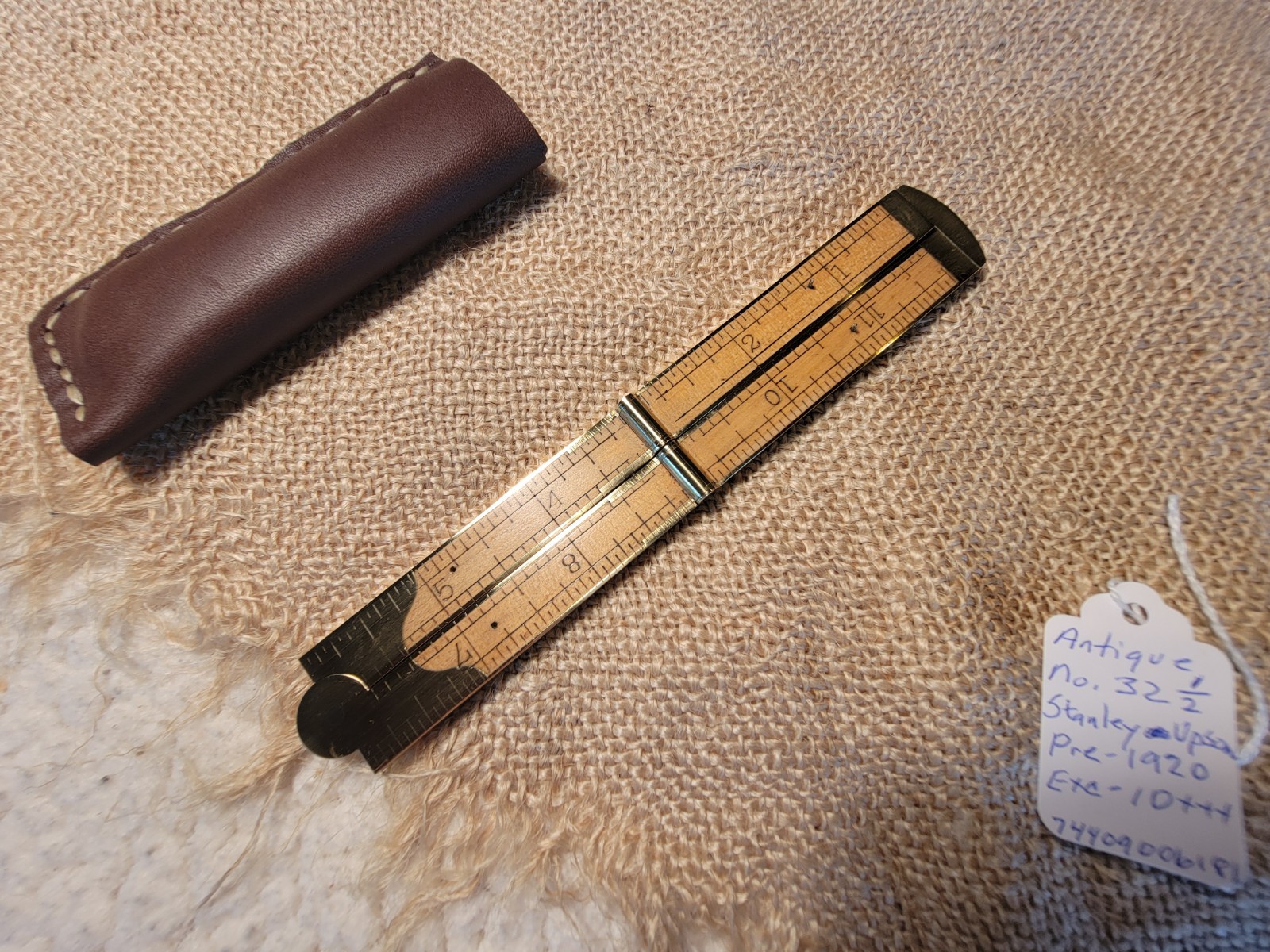Vintage Antique No. 32 1/2 Rule Caliper Ruler Stanley Or Upson