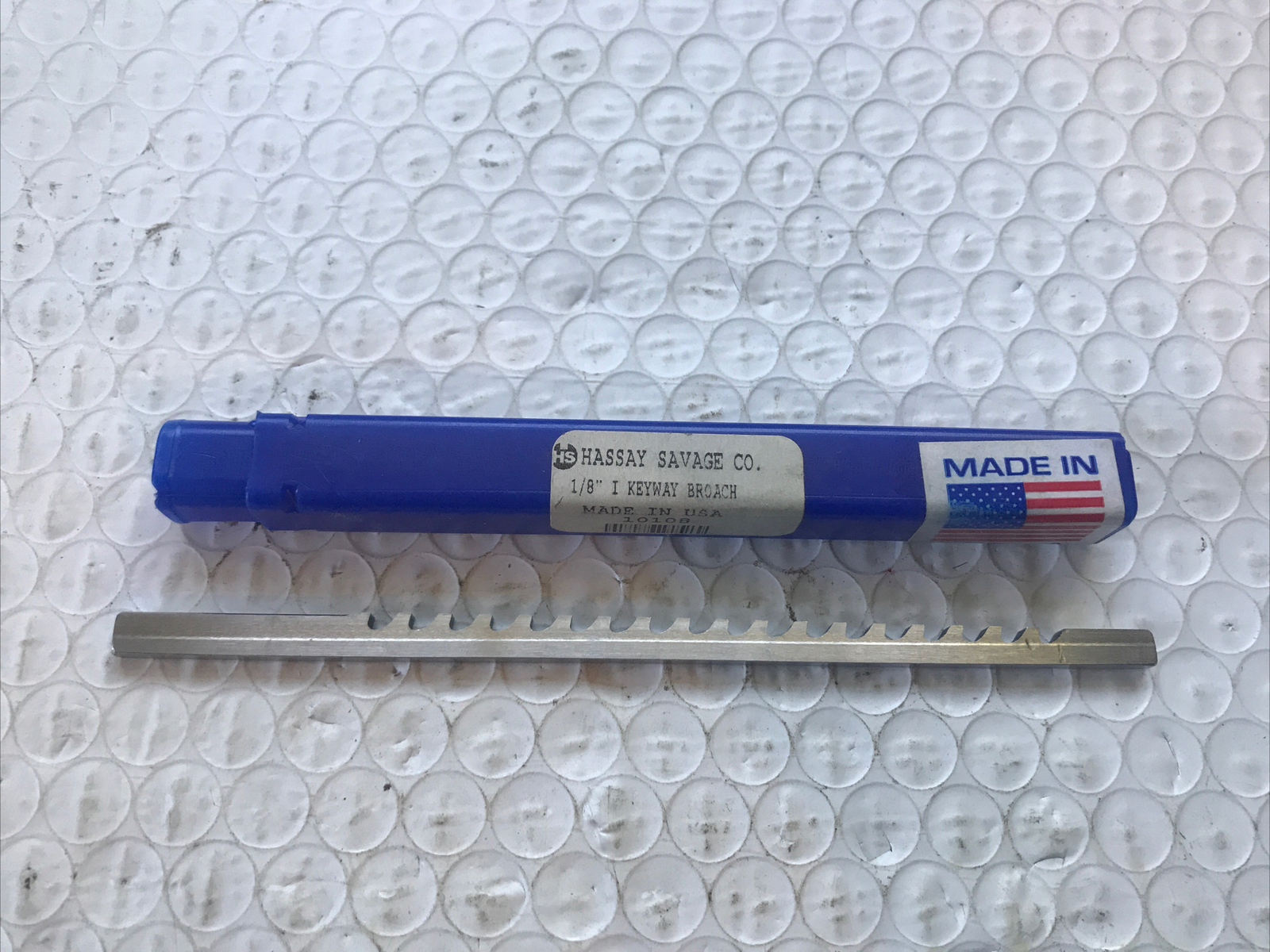 MACHINIST TOOL LATHE MILL Machinist 1/8” Key Way Broach USA Made