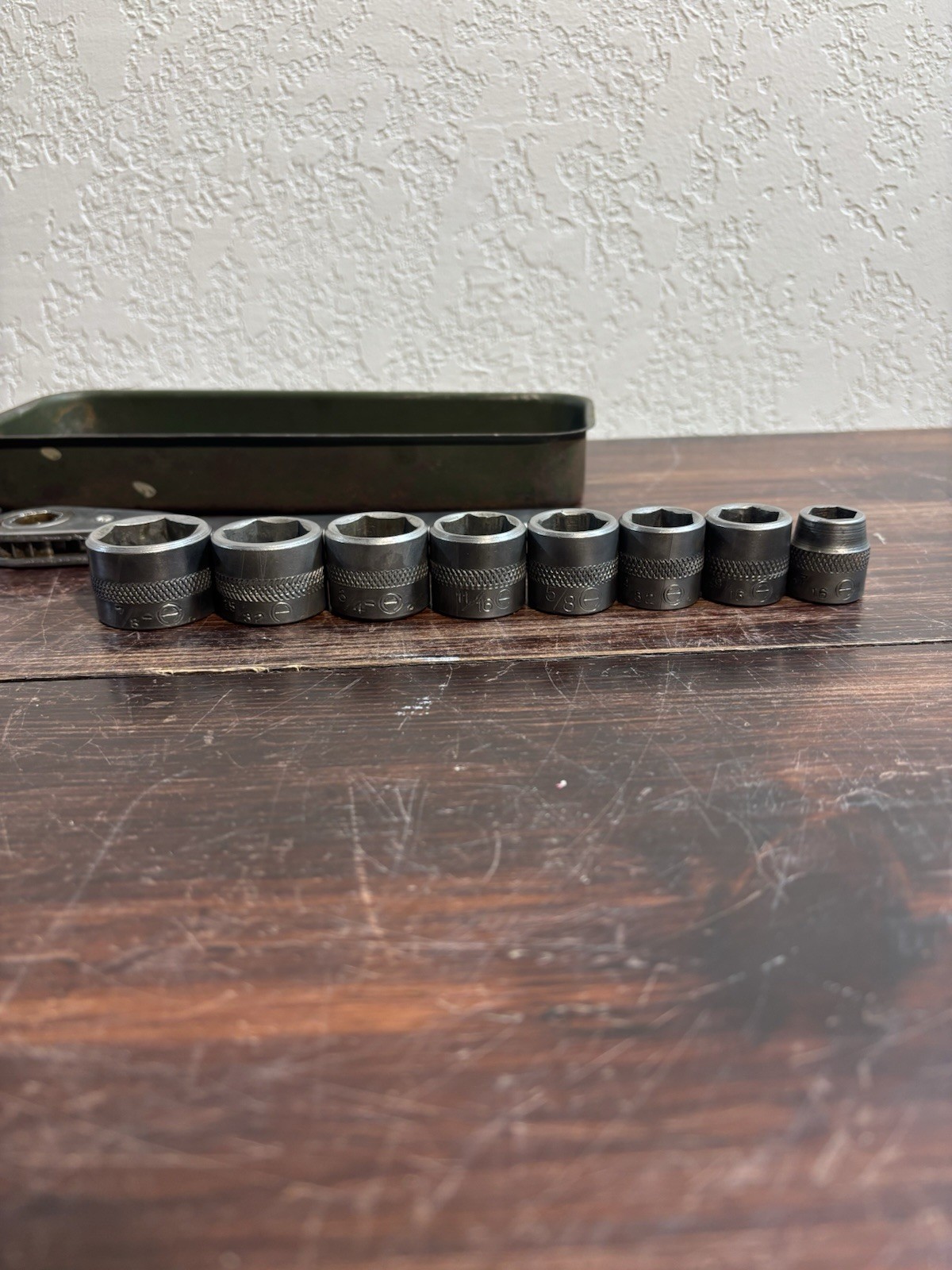 Vintage Hinsdale No 12 SAE 1/2” Socket Set