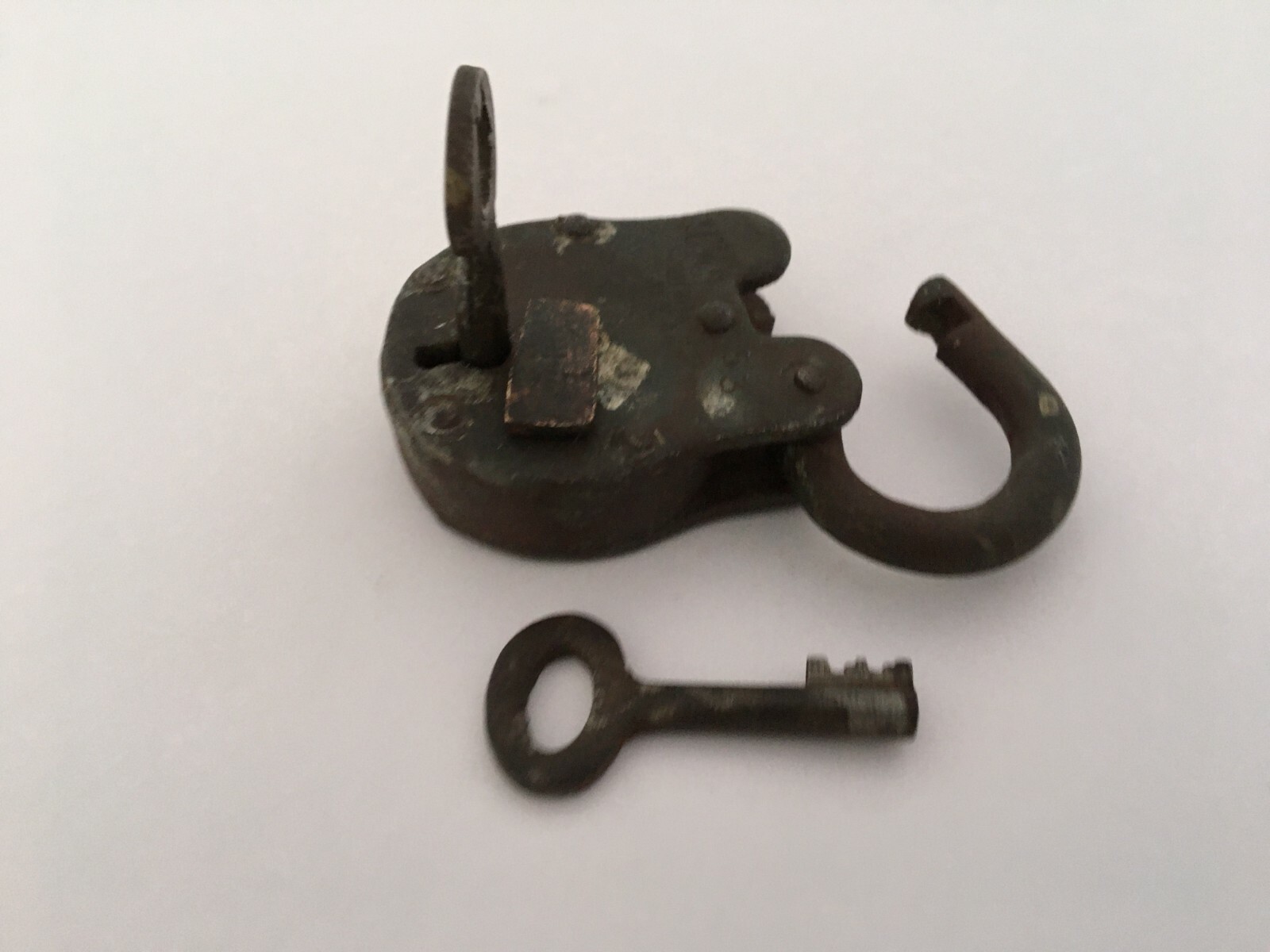 Lock Vintage Iron Padlock With 2 Key Rich Patina Made In India Collective Rusty