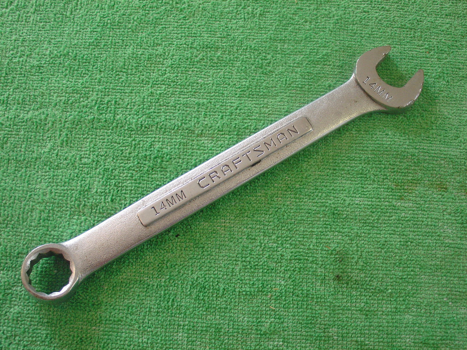 Vintage Craftsman No.-V- 42918 = 14mm 12 Point Combination Wrench Made in USA