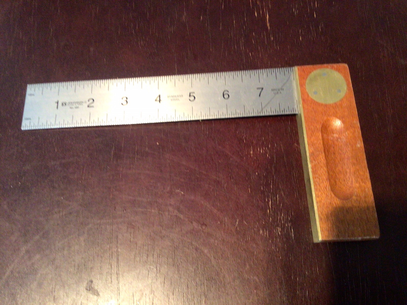 Stanley Bevel Square Pat 3-16-97 Stanley No18:T-Square & Johnson No 480:Brass 8″