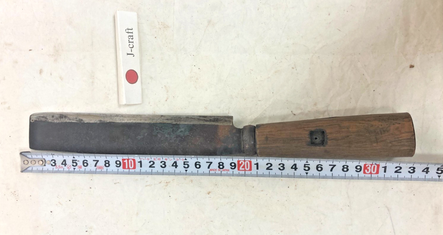 Vintage Japanese Nata Hatchet 312g One Handed Tool Bark Peeling Knife