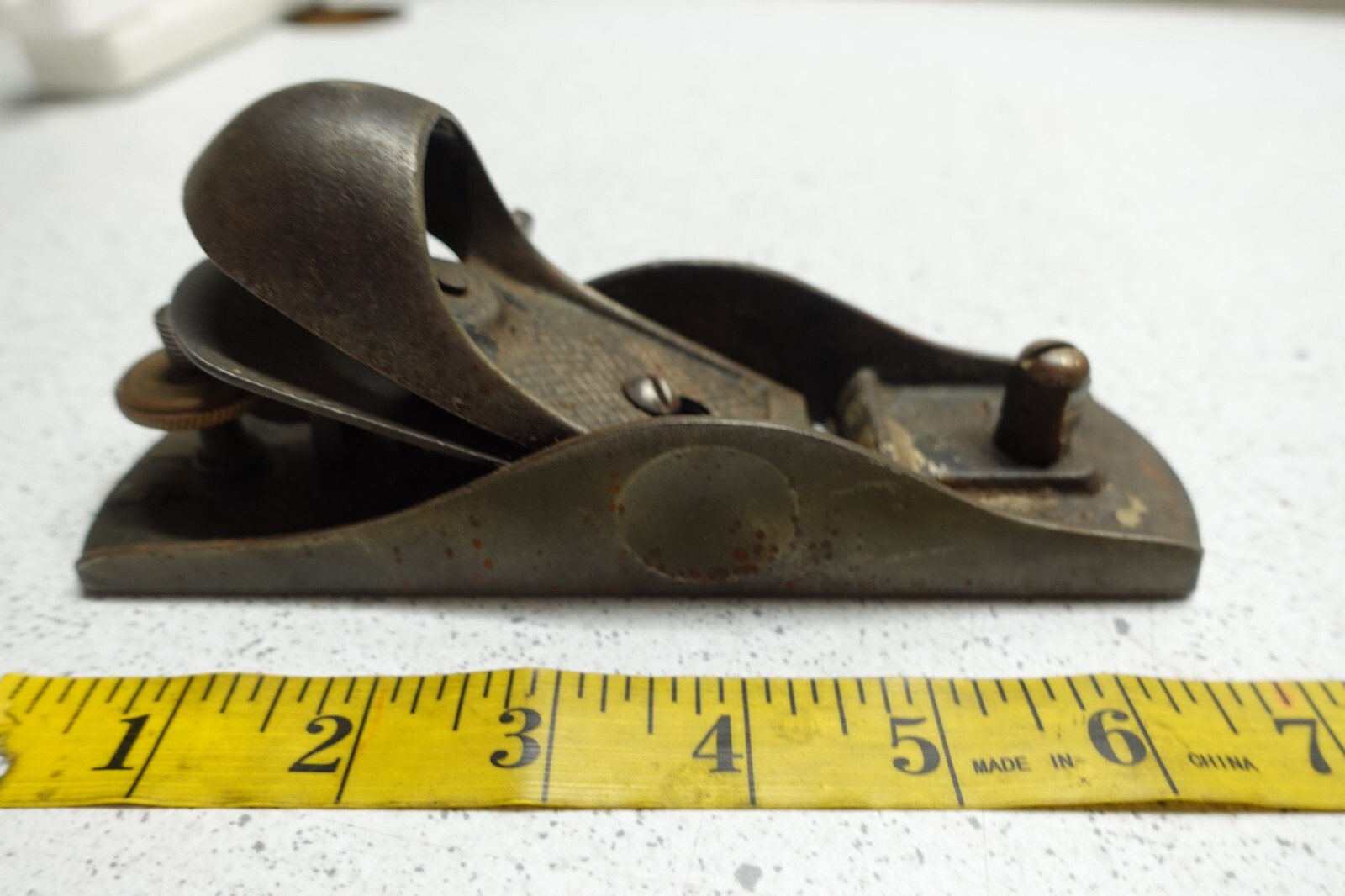 Vintage USA Made Wood Plane 7” metal