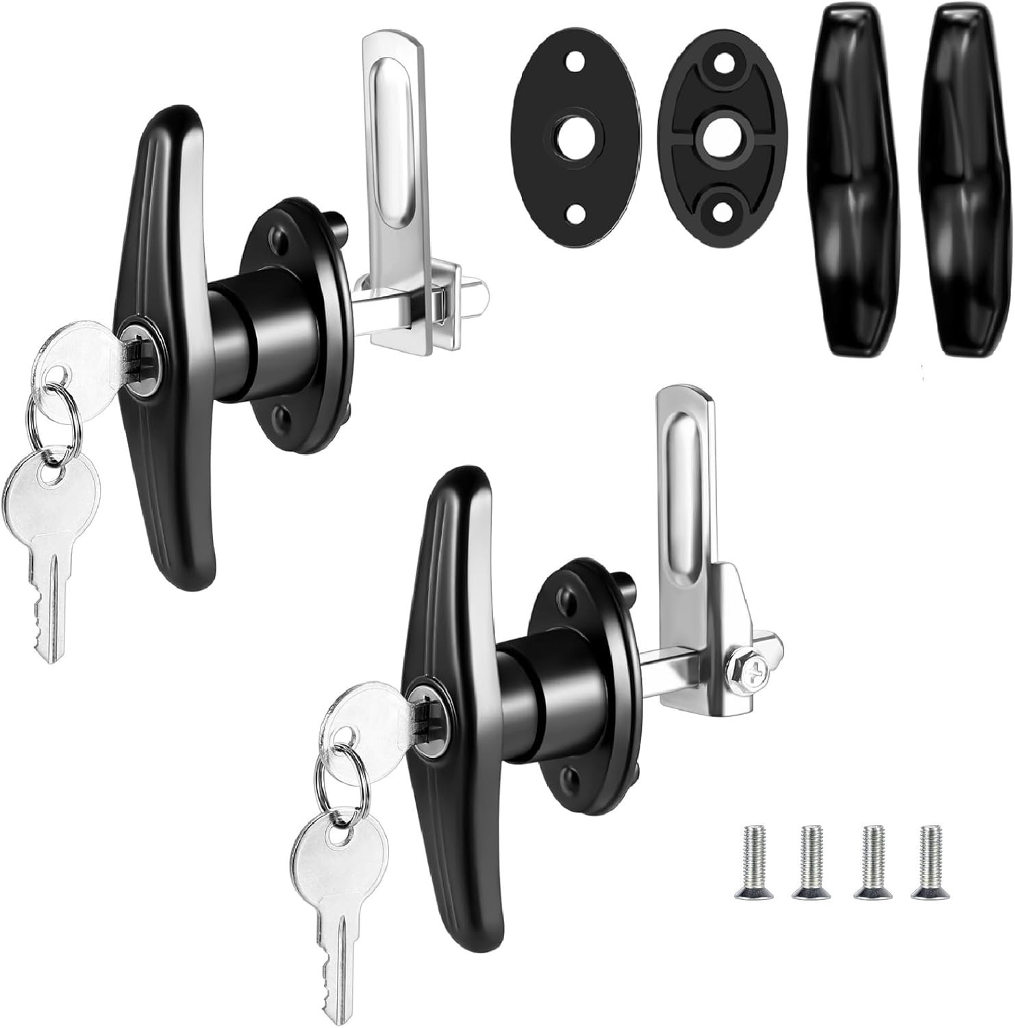 Truck Cap Latch T Handle Lock for Leer are Matching Set Universal Truck Topper C