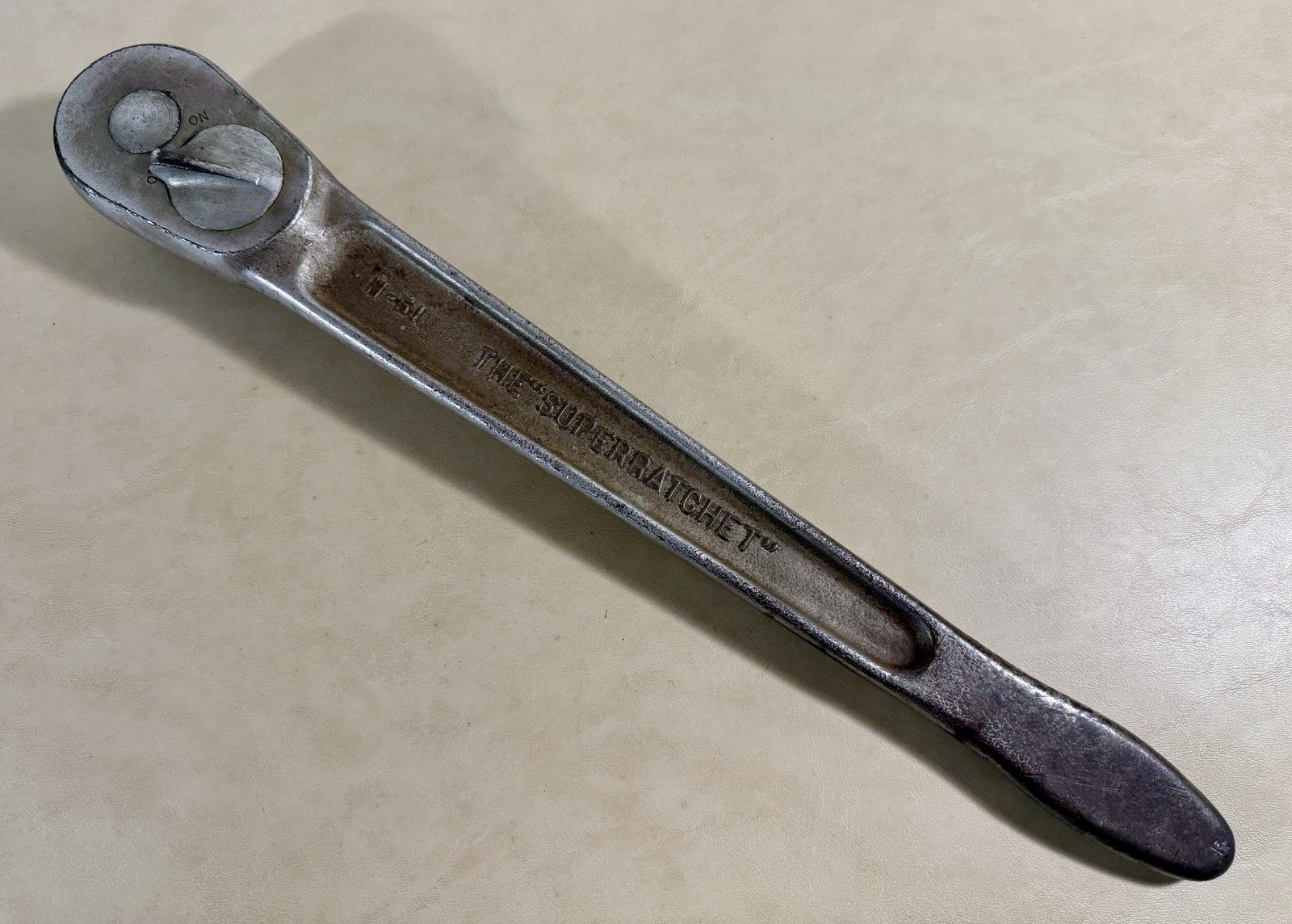 Vintage J.H. Williams H-51 SuperRatchet 3/4″ Drive Socket 19″ Long Super Ratchet