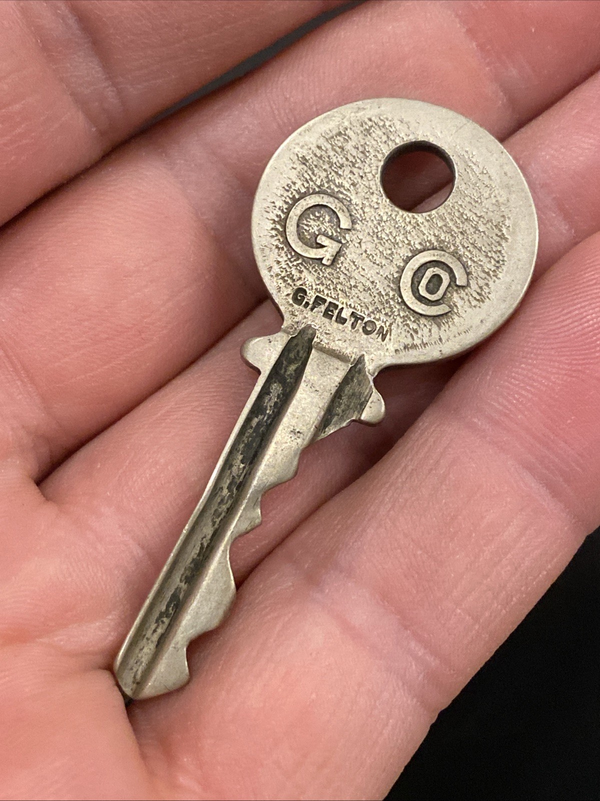 Antique GEORGE FELTON 119 Penn Ave Scranton PA G Graham Mfg Co Darby Conn Y Key
