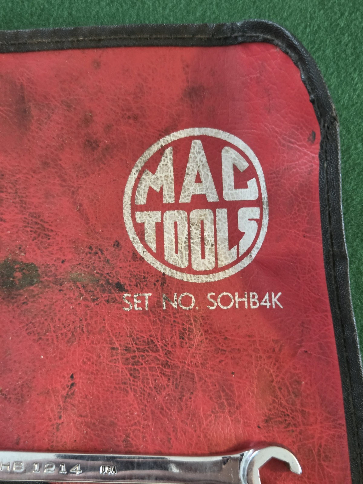 VINTAGE MAC TOOLS No.SOHB4K FLARE NUT WRENCH SET MADE IN USA