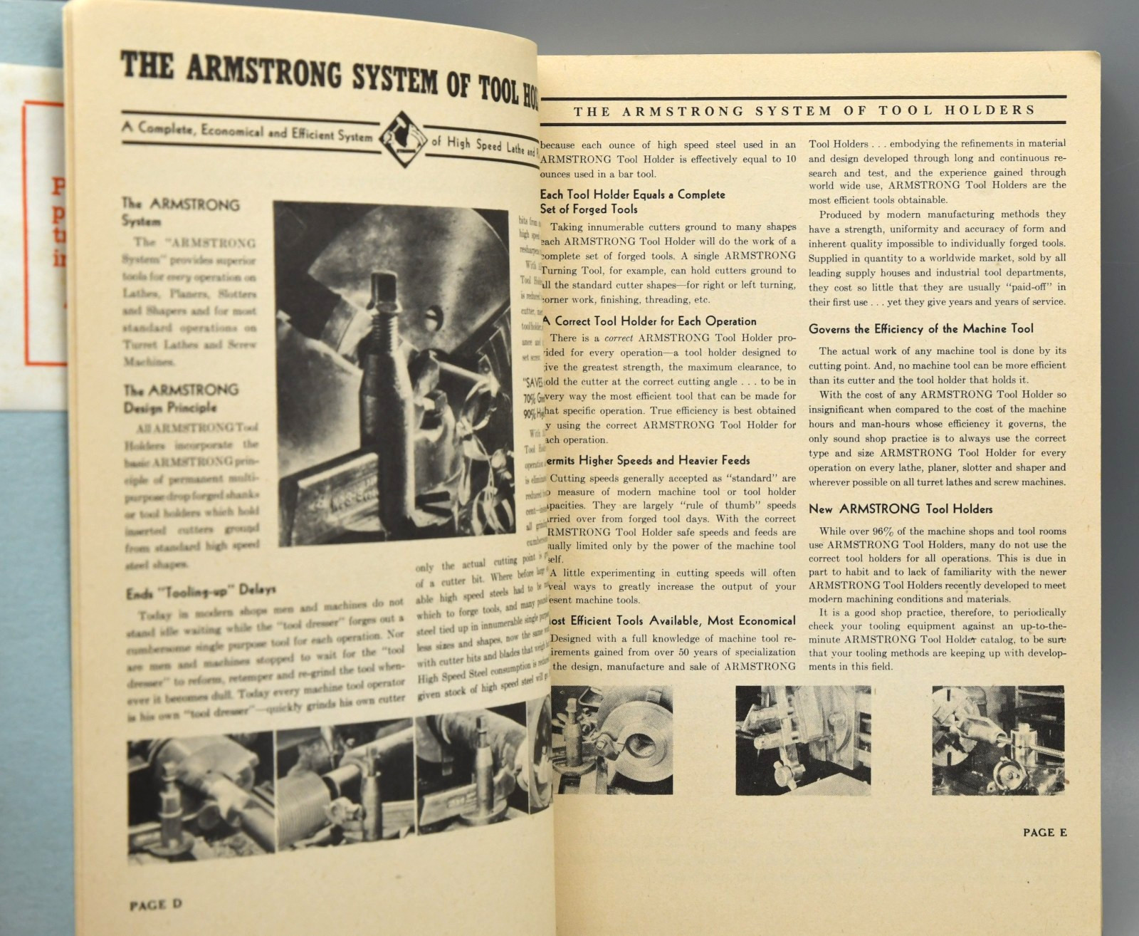 Armstrong Tools Catalog 1948 Chicago Illinois Tool Holder People Western Iron