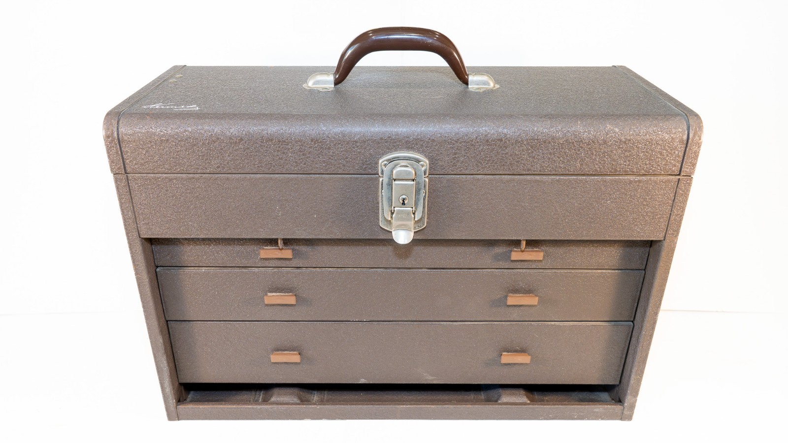 Vintage Kennedy Kits 620 Machinist Toolbox 3 Drawer No Key No Drawer Cover