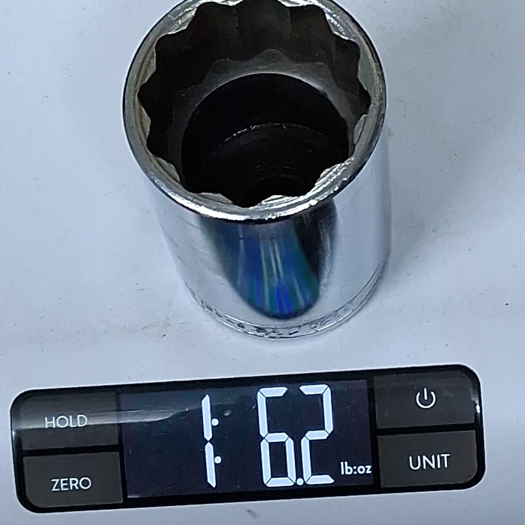 Snap-on Standard S481 Deep Well Socket 1½” SAE 1/2″ Drive 12 Point Chrome USA