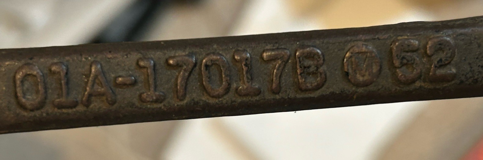 Vtg. Ford Offset Double Box End Tractor Wrench 01A-17017-B Circle M 52
