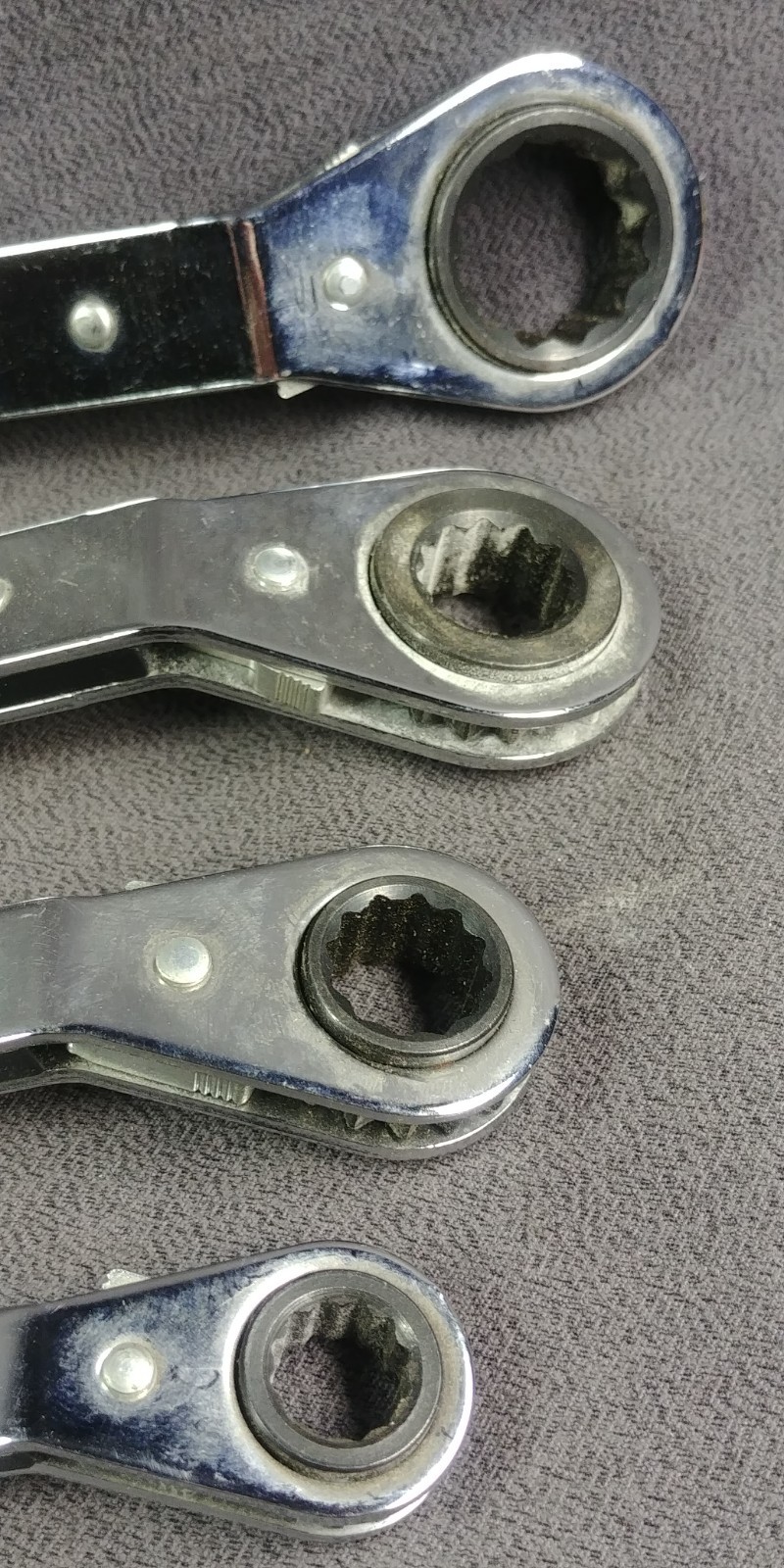 4 Craftsman Double End Ratcheting Offset Box Wrench Set 43666 43367 43368 43369