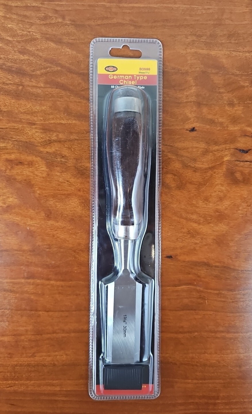 New Shop Fox German Type Chisel 60 Chrome Vanadium Blade 30mm 1³/16 ” D3800