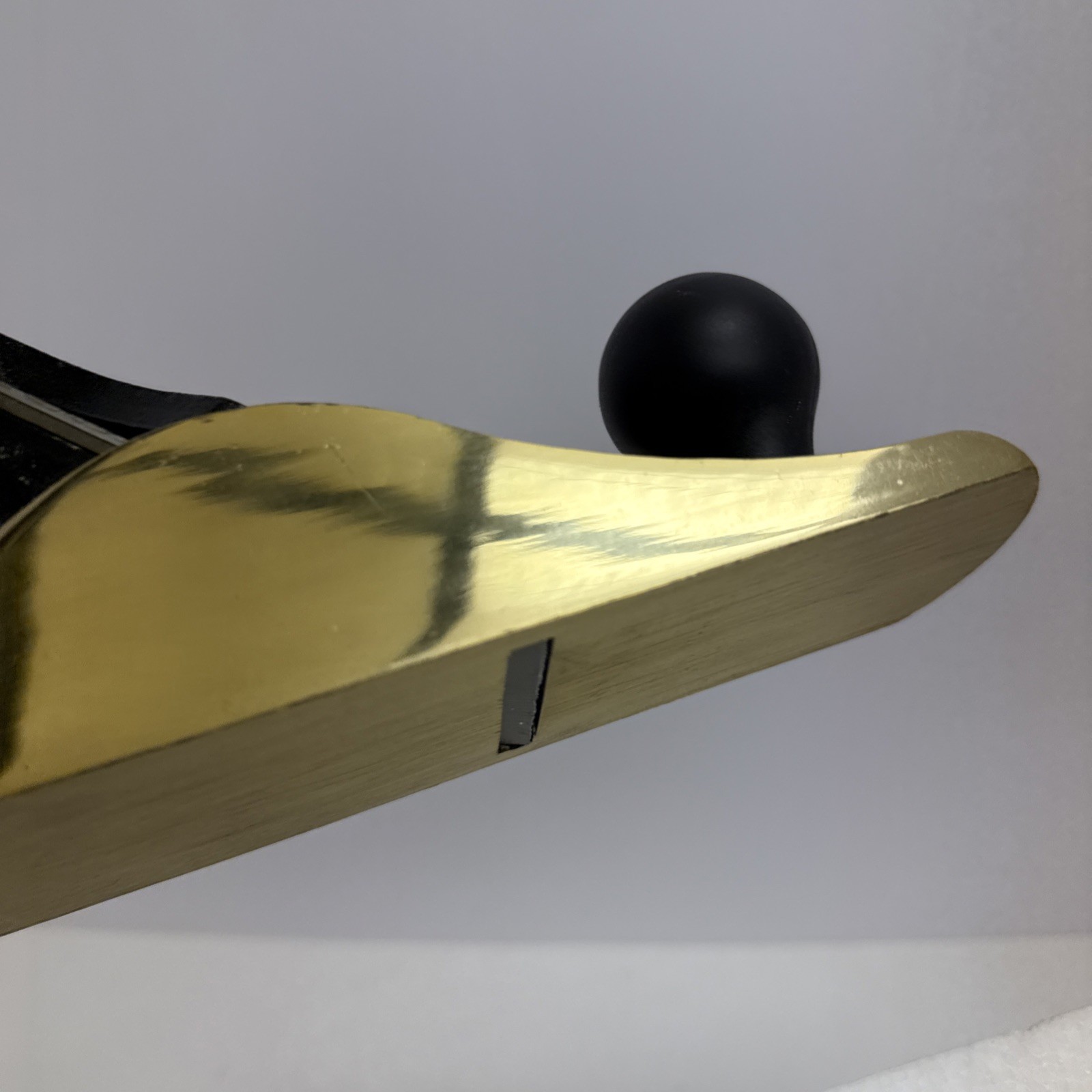 VINTAGE AMT BRASS PLATED WOOD WORKING PLANE – 2 1/4 X 11 1/2”