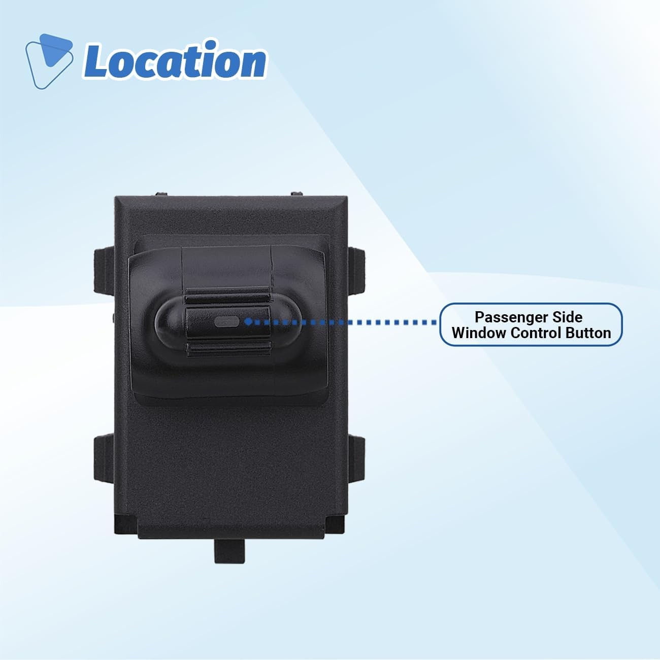 Passenger 56007695AC Power Window Switch for 2002-2009 Dodge Ram | Compatible…