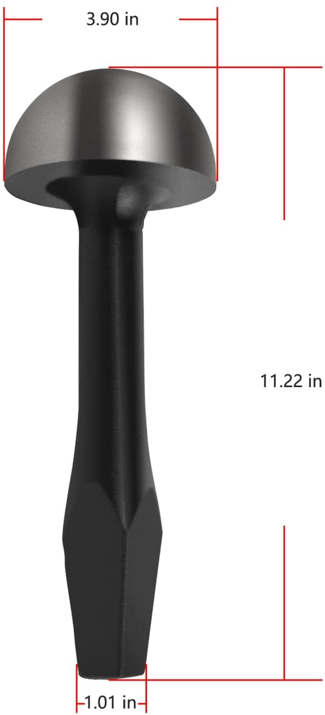Blacksmith Tinsmith Large 4″ Ball Mushroom Stake Fit use in 1″ Pexto Taper Shank