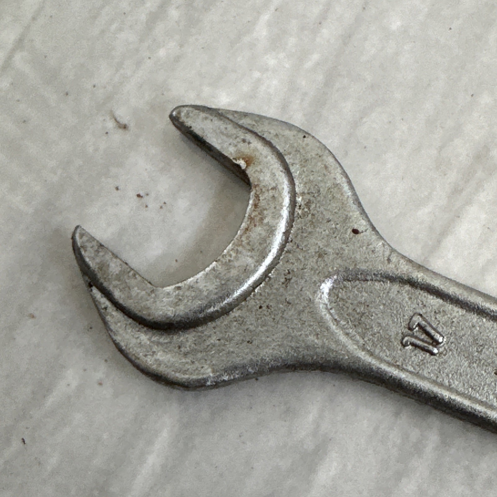 Vintage Mercedes-Benz Double Open End Wrench 14mm & 17mm Unior Germany
