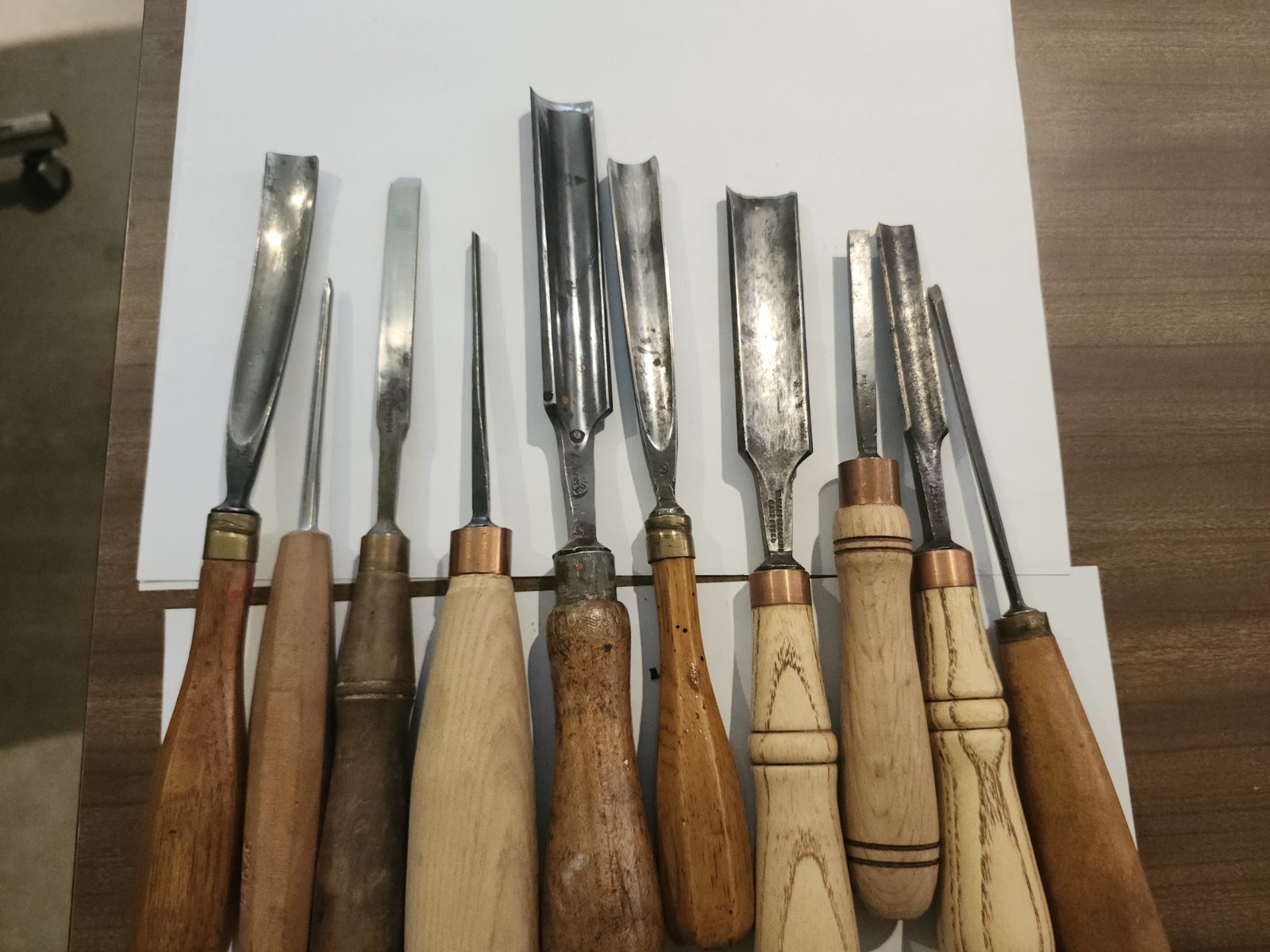 W. Butcher Cast Steel Wood Gouge & Various Others 10 Total