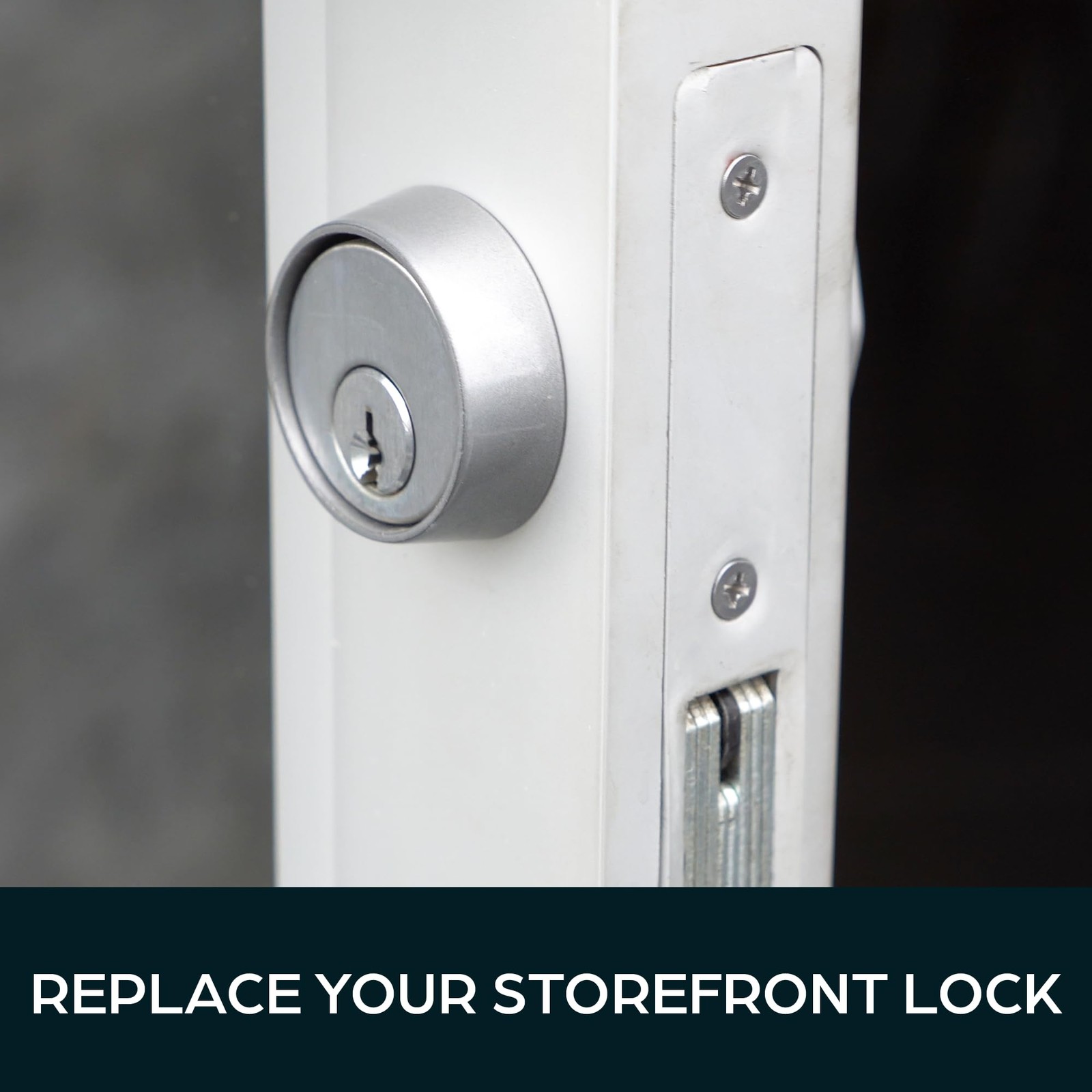 Summit DOORWARE Mortise Cylinder Hook Bolt 31/32″ Backset, Duronotic Finish