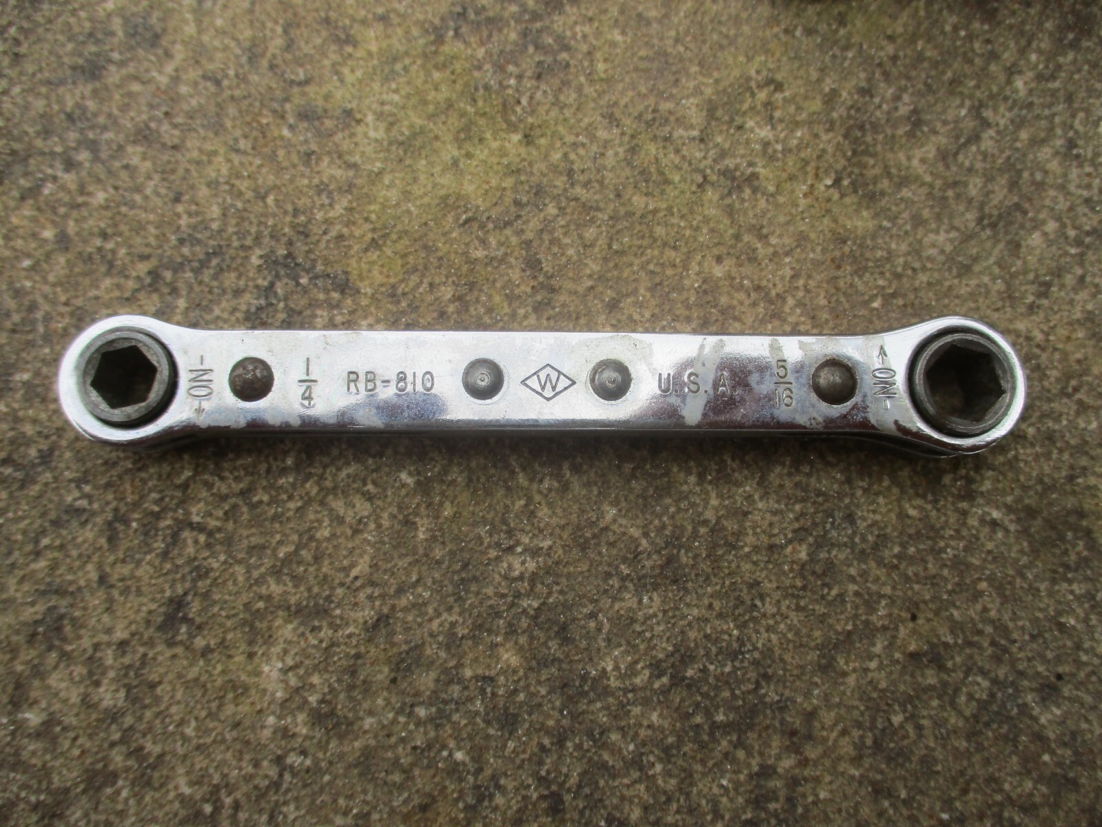 WILLIAMS GEAR WRENCH WILLIAMS RB 810 WRENCH 1/4″ X 5/16″ WRENCH MADE IN USA