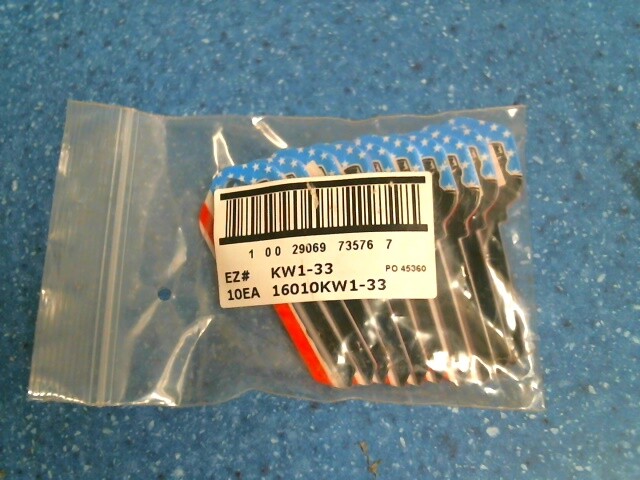 Kwikset KW1-33 Tank Key Blanks, American Flag, Soldier, Bag of 10, FREE SHIPPiNG