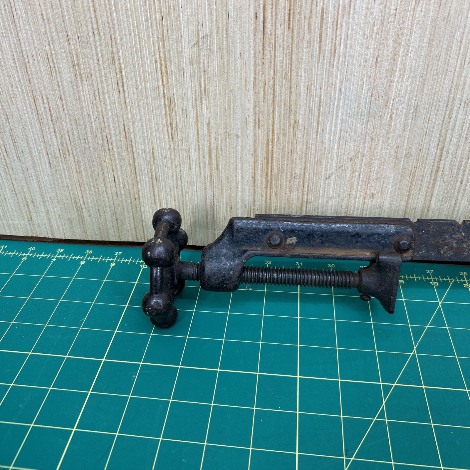 Vintage C.T. Co No. 80 Cincinnati Tool Bar Clamp Valve Handle Unique 24 In Clamp