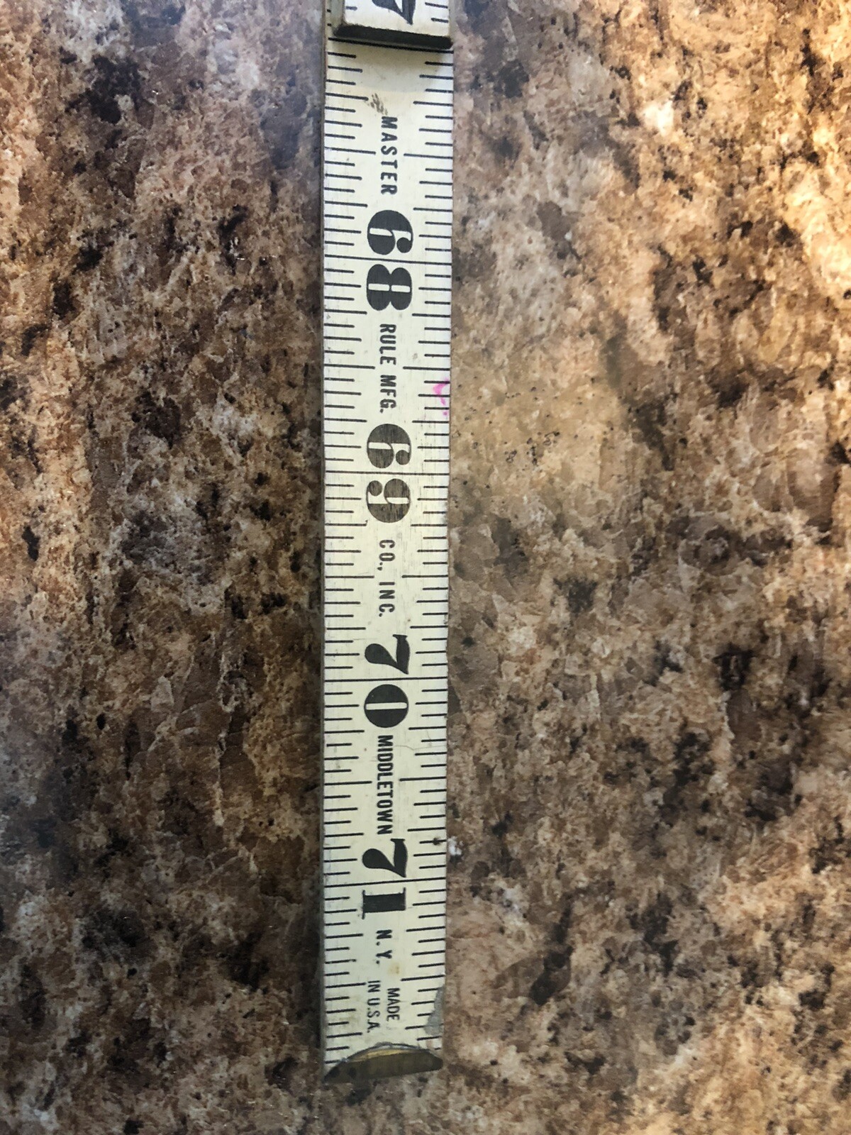 Master #996X Wood Ruler. Made In New York