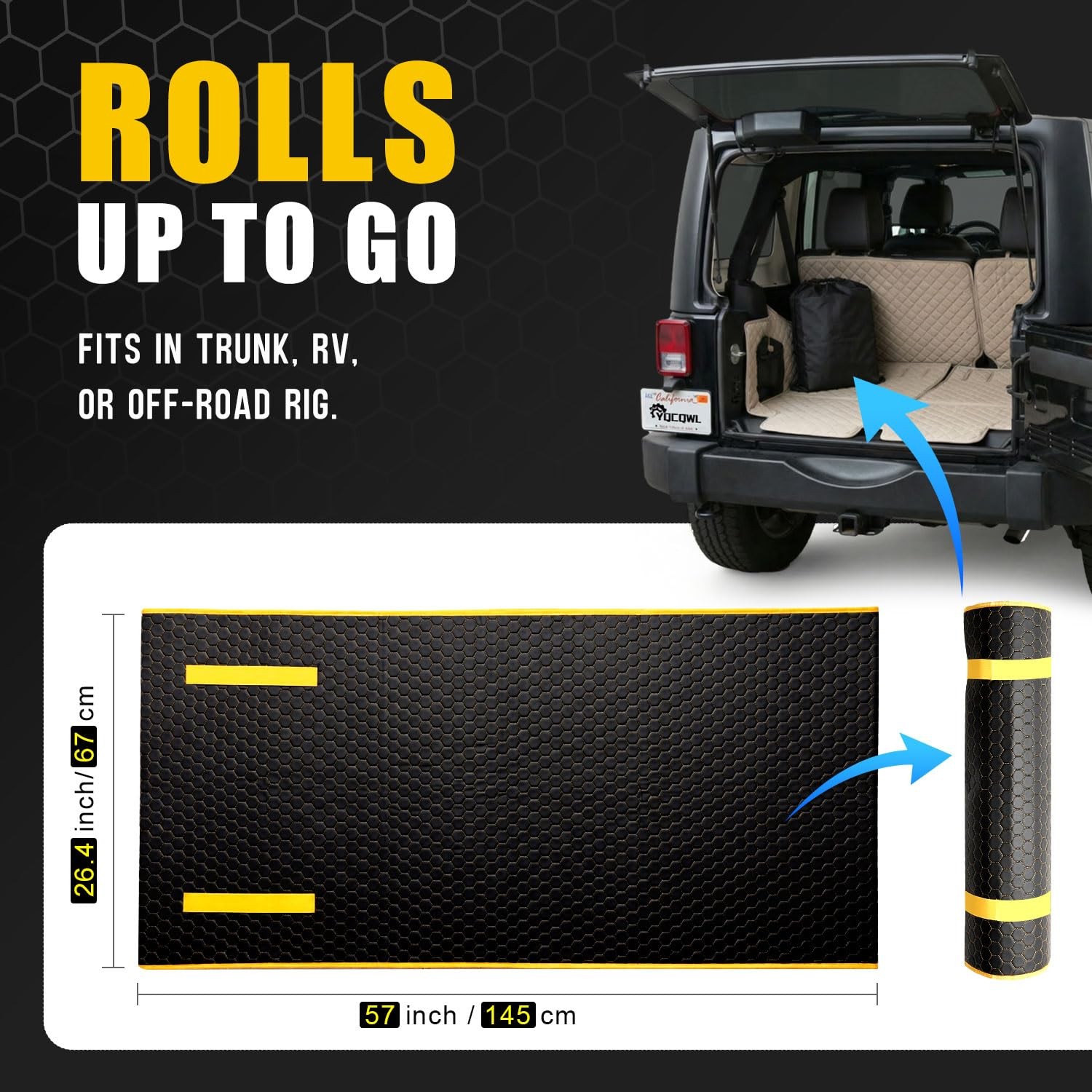 Magic Rolling Creeper Mat Portable Mechanics Garage Padded Under Car Repair Mat