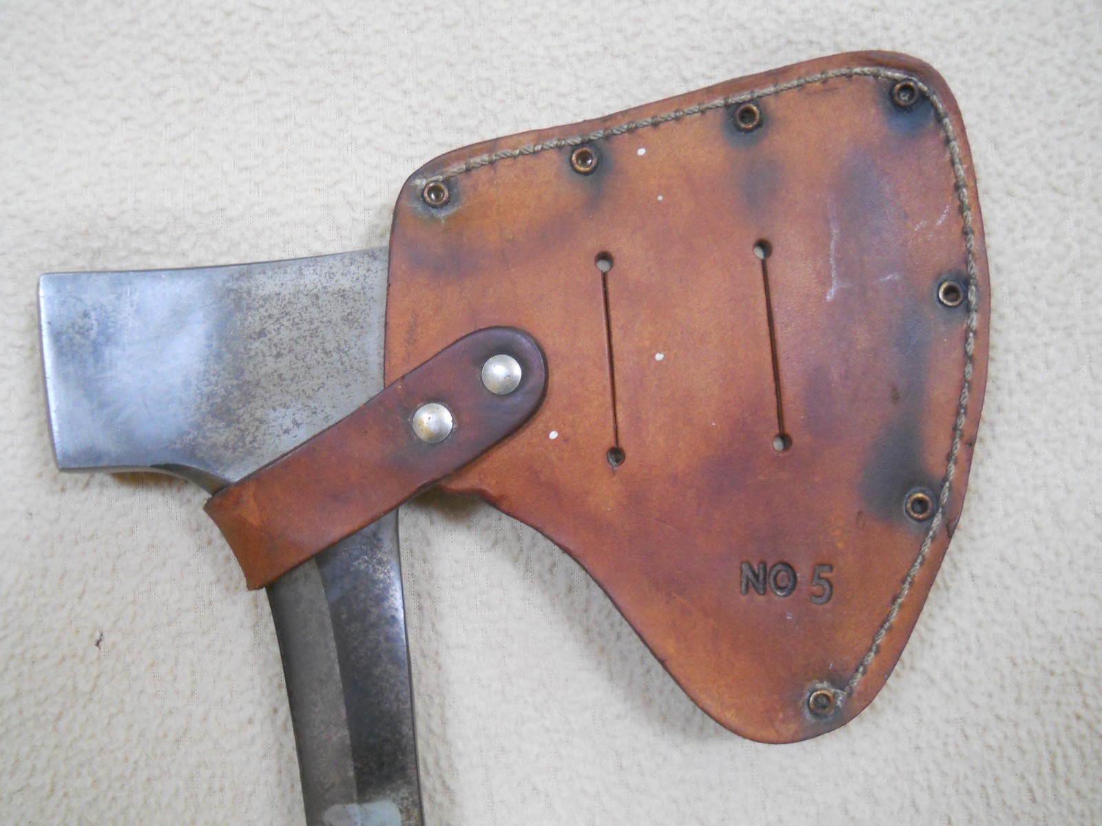 Vintage Estwing 26″ Camp Axe with # 5 Leather Sheath