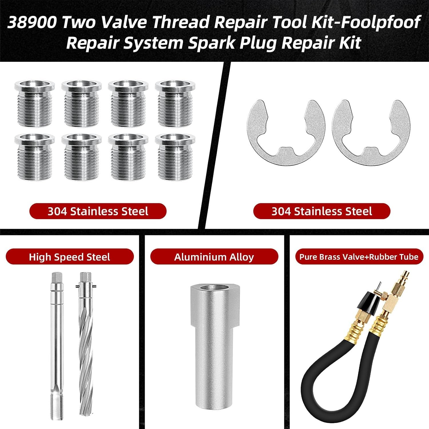 38900 Two Valve Tool Kit For Ford Triton 4.6 5.4 6.8L