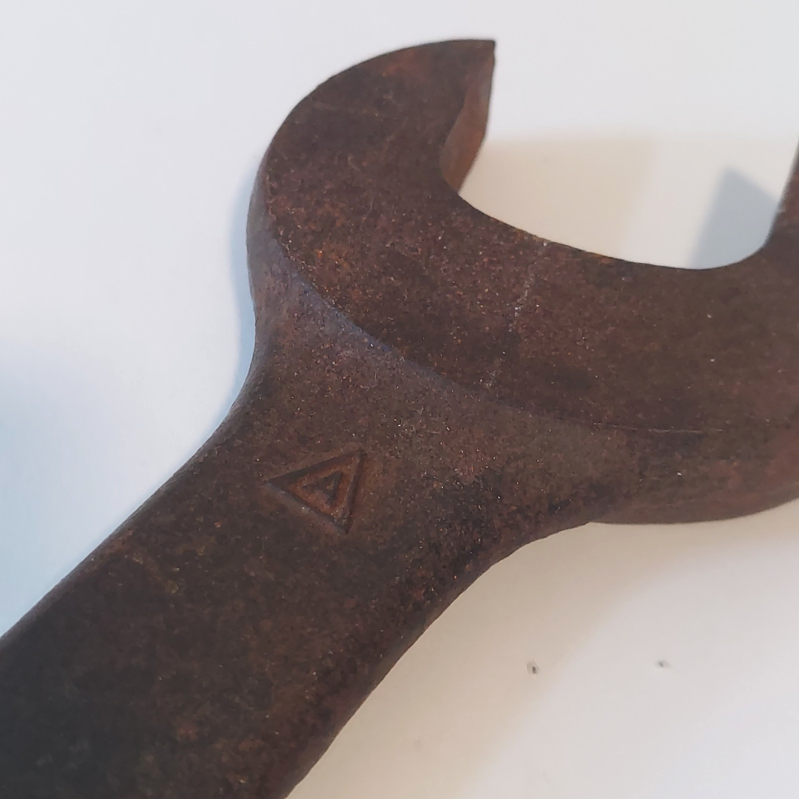 Armstrong Bros 1920s Open-end Spanner/ Wrench Logo- “A” Triangle 35mm (1-3/8 in)