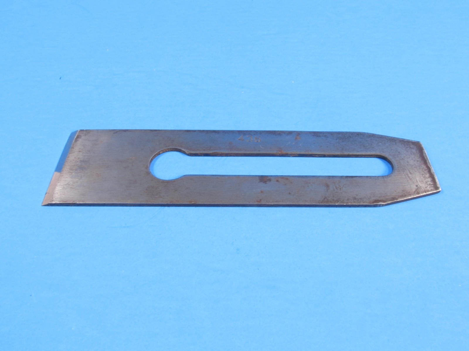 parts – 1-5/8″ iron blade cutter for Stanley No 2 size wood plane dated 1935