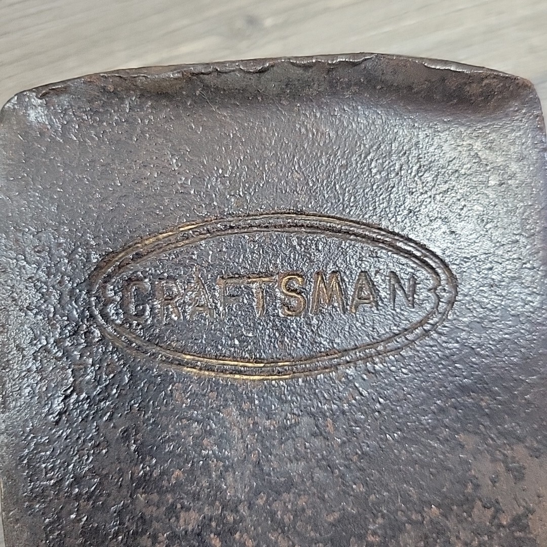 Vintage Craftsman Double Oval Logo Axe Approx.4 lb 12 oz Total Weight 34.5 ” L