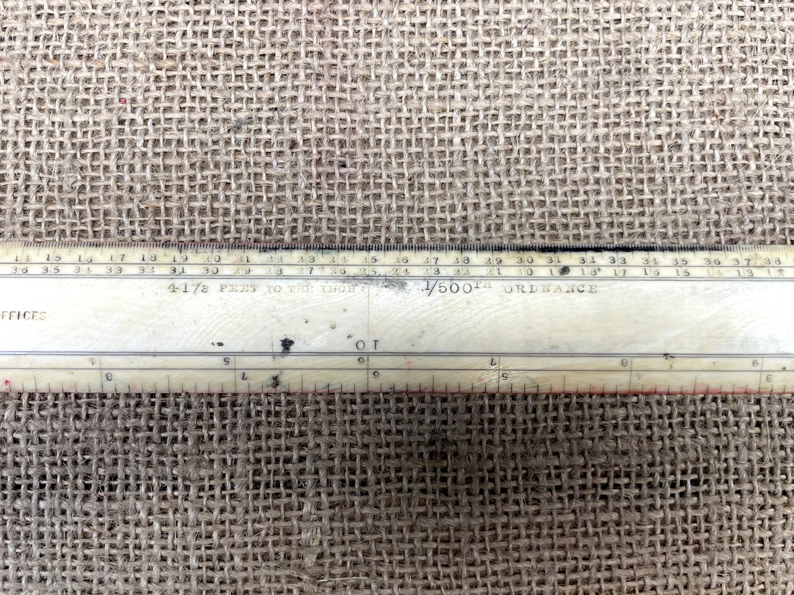 RARE ANTIQUE DUKE OF NORFOLK’S ESTATE RULER RULE – STATIONARY HISTORICAL