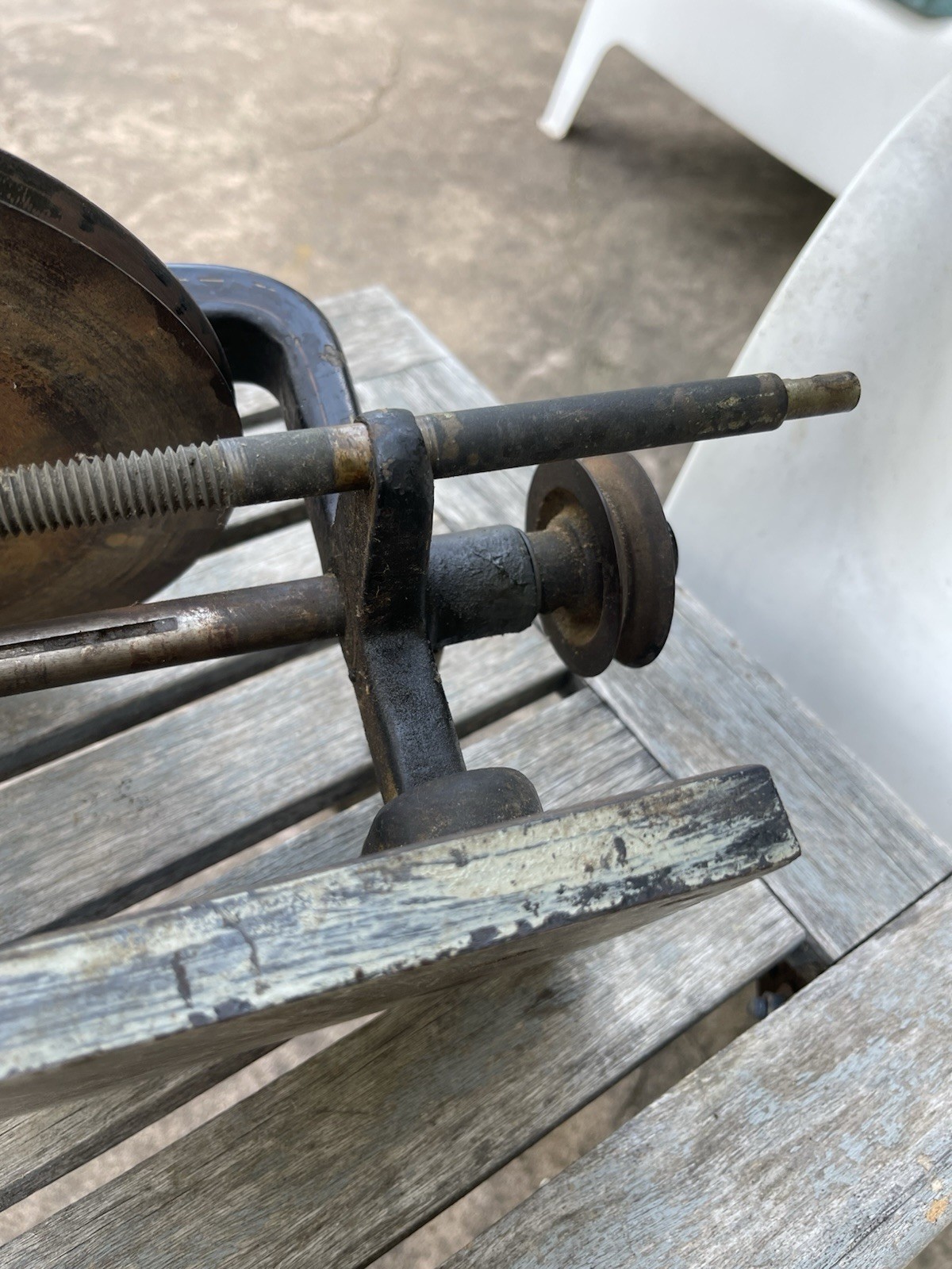 Vintage Williams Brown Earle Variable Speed Drive Pulley Assembly Printing Press