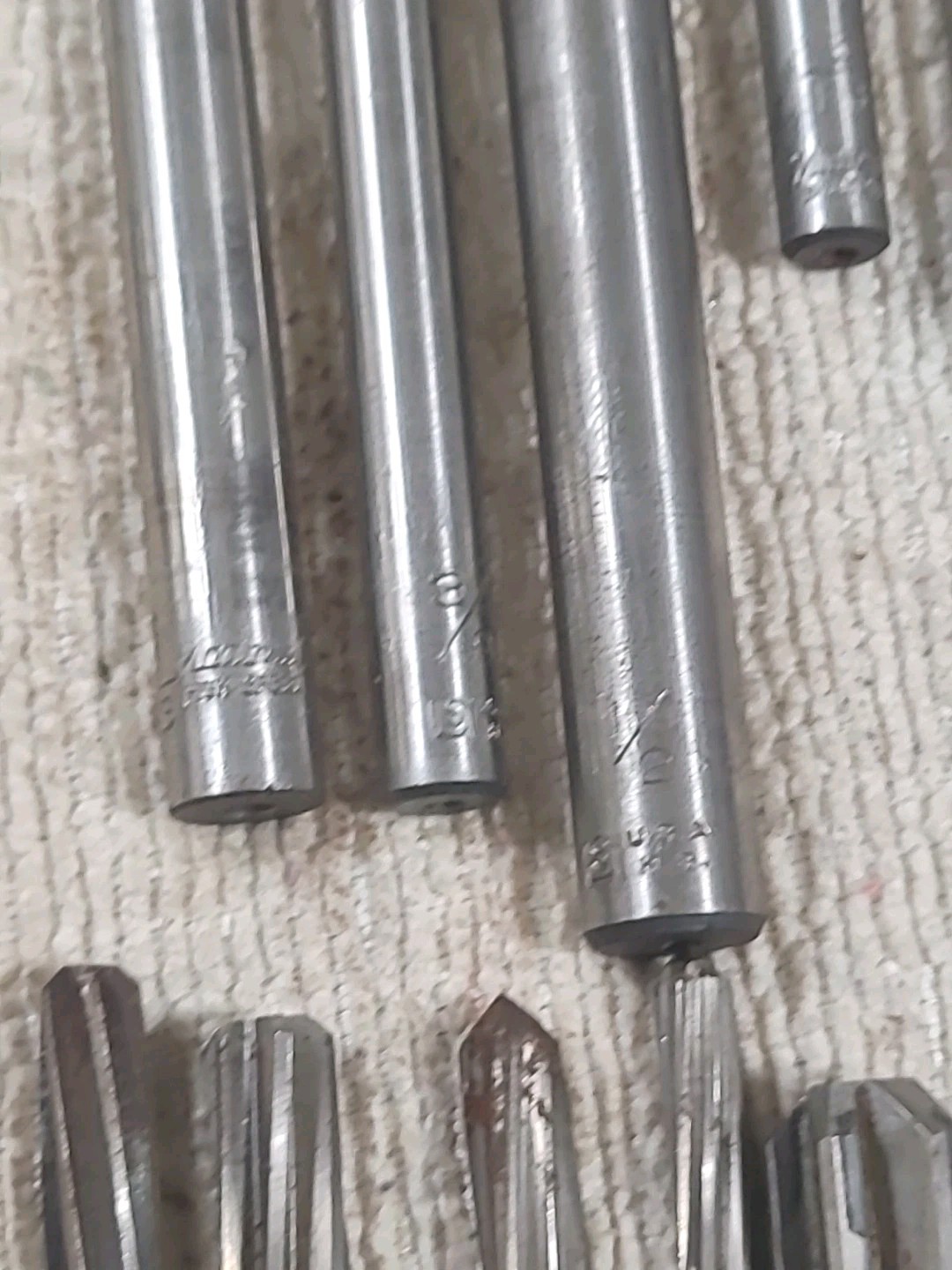 NICE Machinist Hand REAMERS Set Of 46 Tools HSS Mixed Brands And Sizes